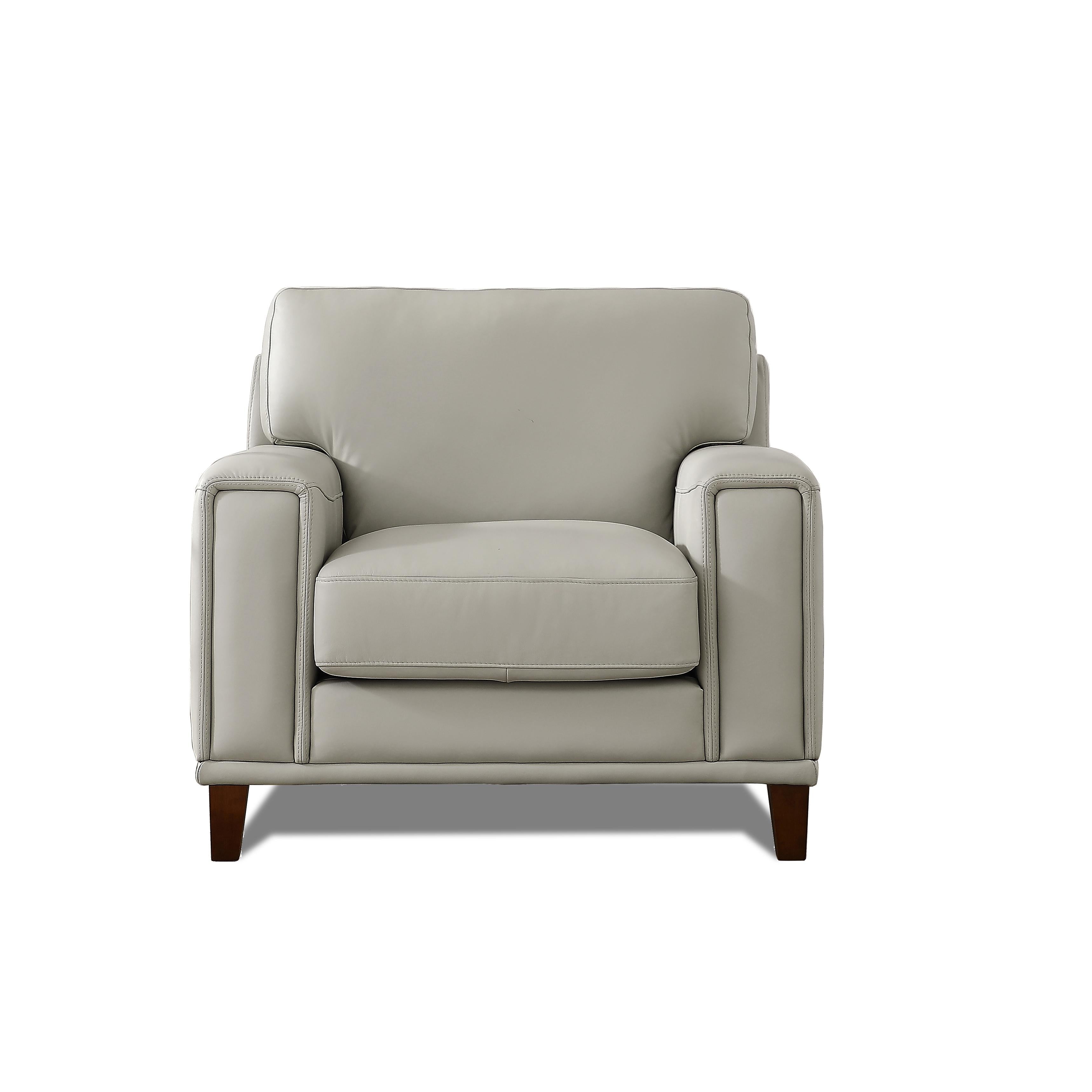  Amax Leather Harper 6982-10-2515 Chair - Bedford Ice IMAGE 1