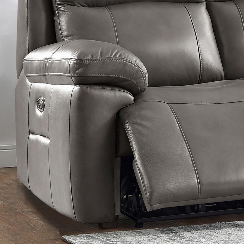  Amax Leather Sydney 6565 Power Reclining Zero Gravity Sofa - Chatham Grey IMAGE 10
