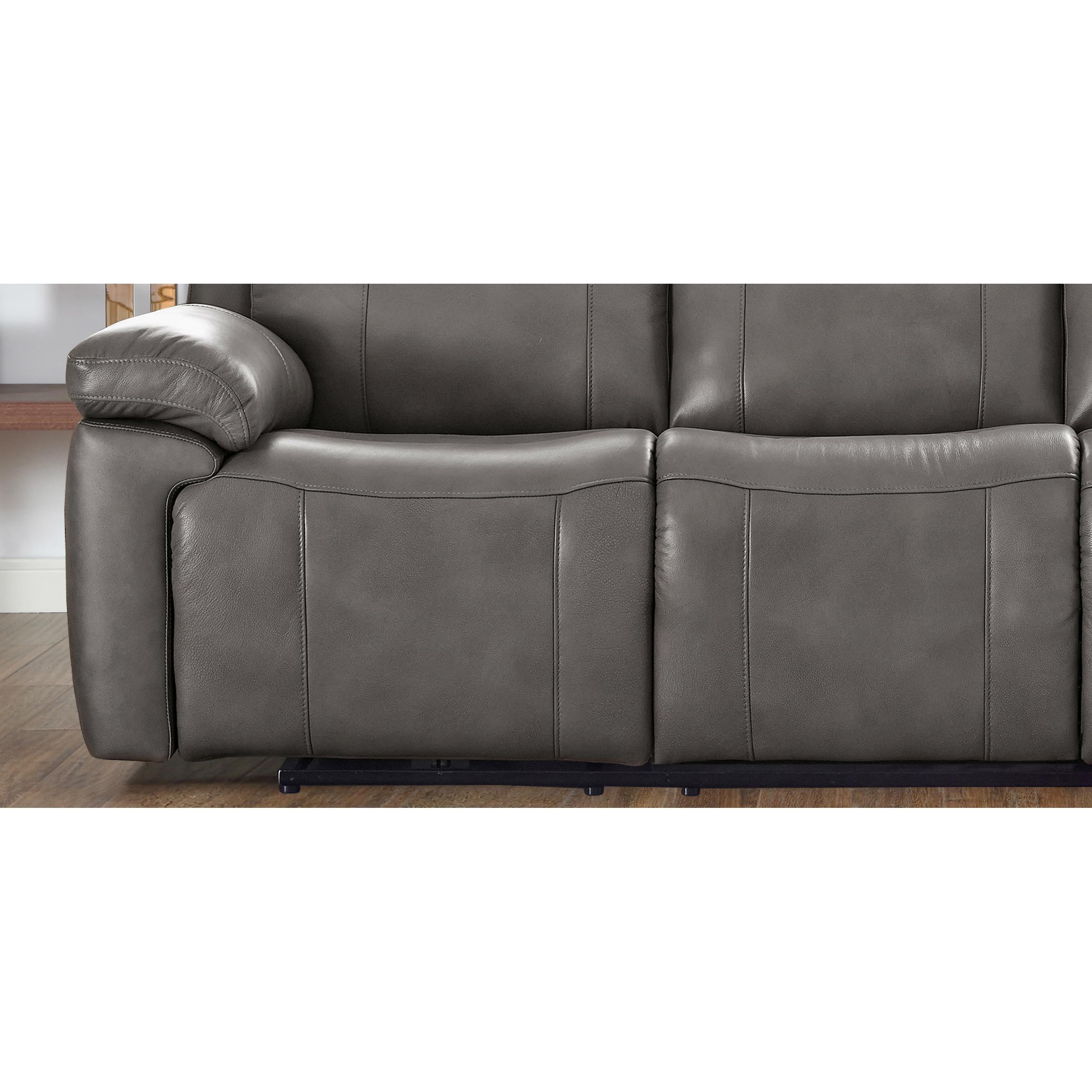  Amax Leather Sydney 6565 Power Reclining Zero Gravity Sofa - Chatham Grey IMAGE 7