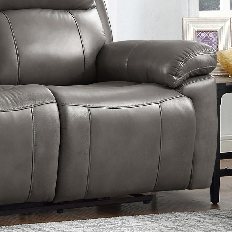  Amax Leather Sydney 6565 Power Reclining Zero Gravity Sofa - Chatham Grey IMAGE 9