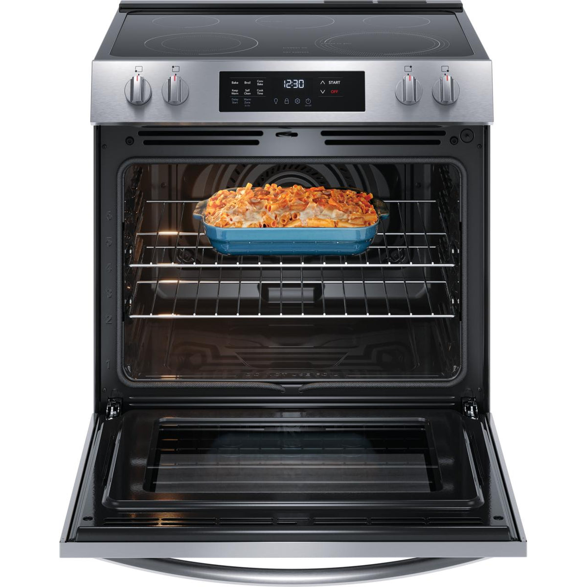  Frigidaire 30-inch Freestanding Electric Range with EvenTemp™ FCFE308CAS IMAGE 2