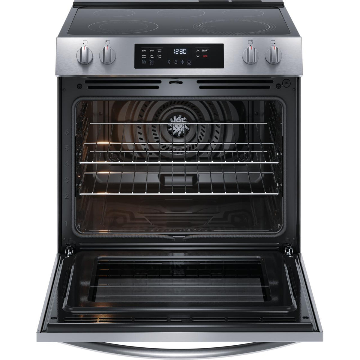  Frigidaire 30-inch Freestanding Electric Range with EvenTemp™ FCFE308CAS IMAGE 3