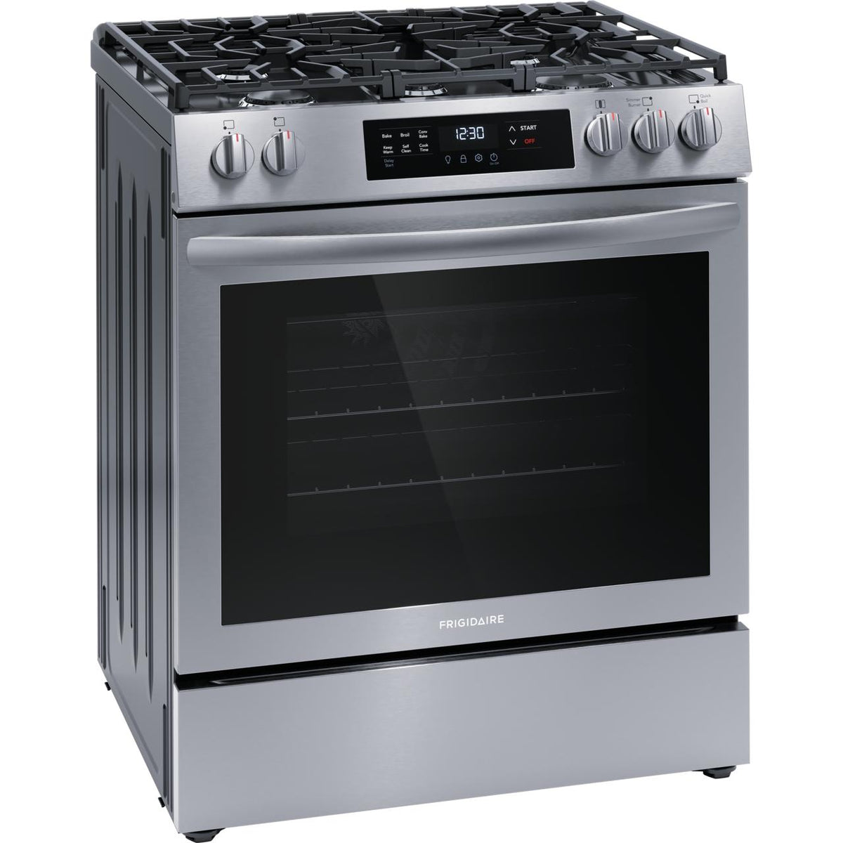  Frigidaire 30-inch Freestanding Gas Range FCFG3083AS IMAGE 5