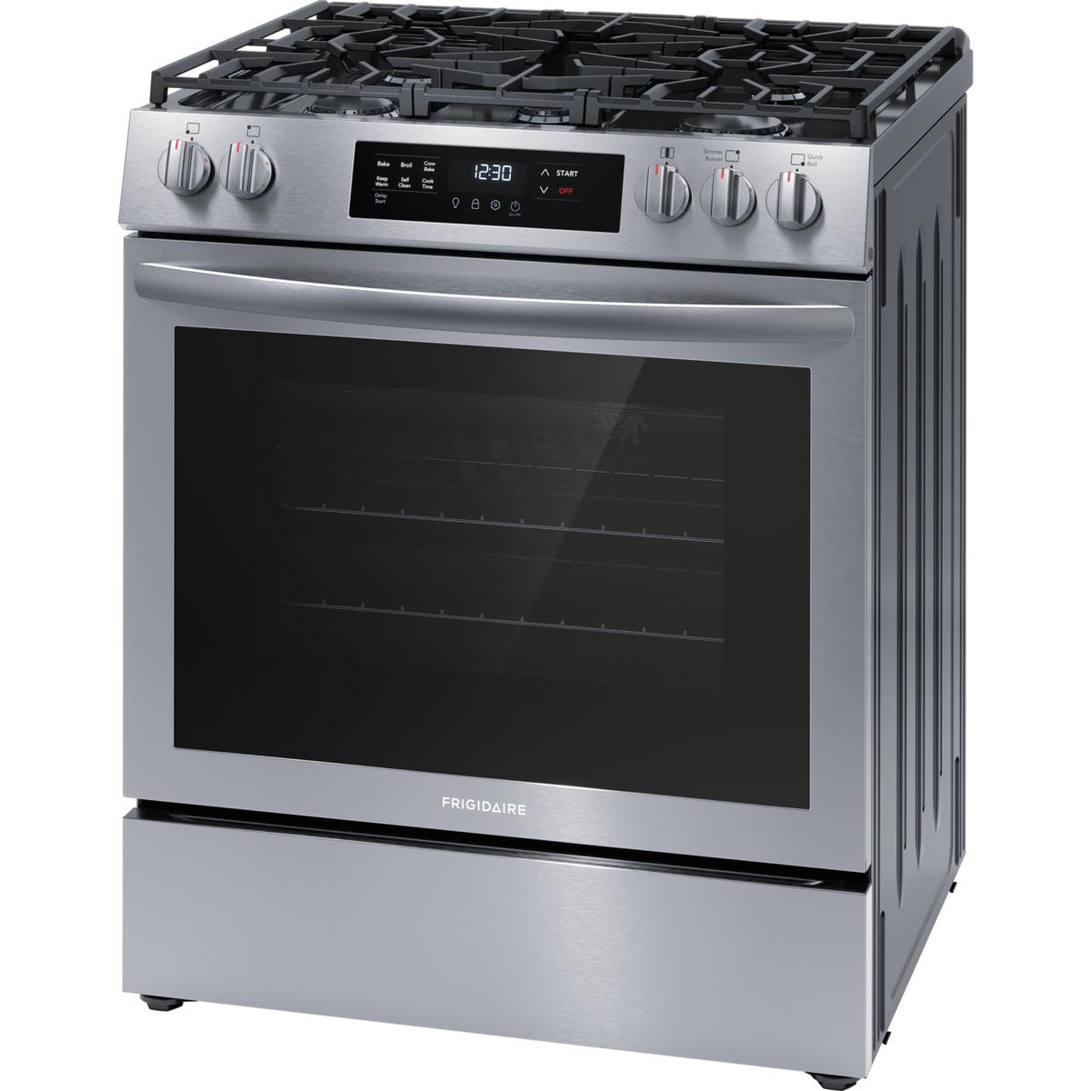 Frigidaire 30-inch Freestanding Gas Range FCFG3083AS IMAGE 6