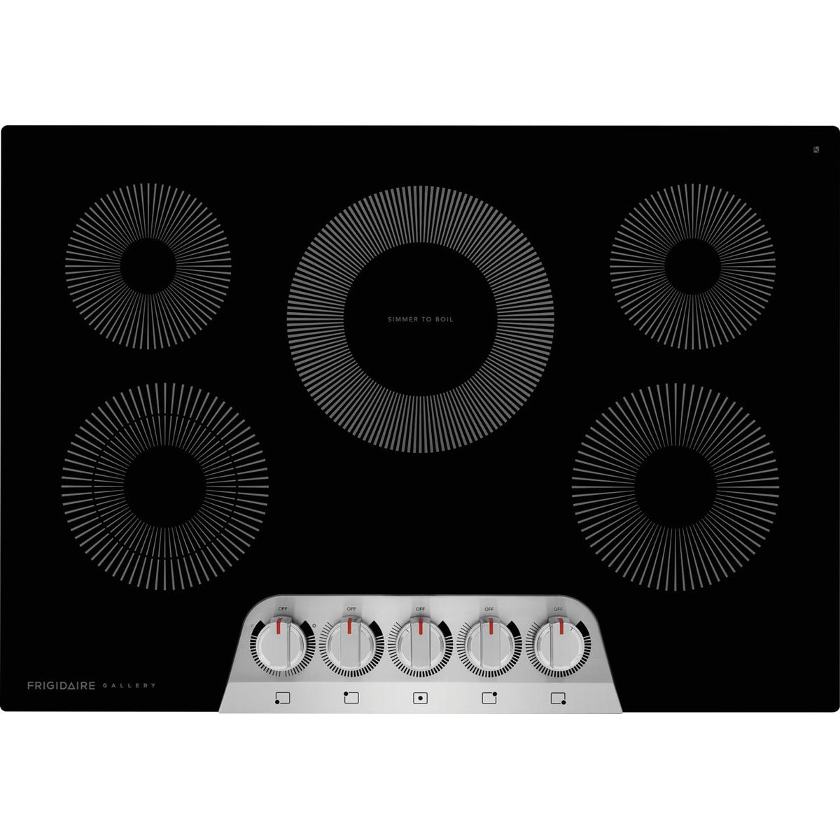  Frigidaire Gallery 30-inch Built-in Electric Cooktop GCCE3070AS IMAGE 1