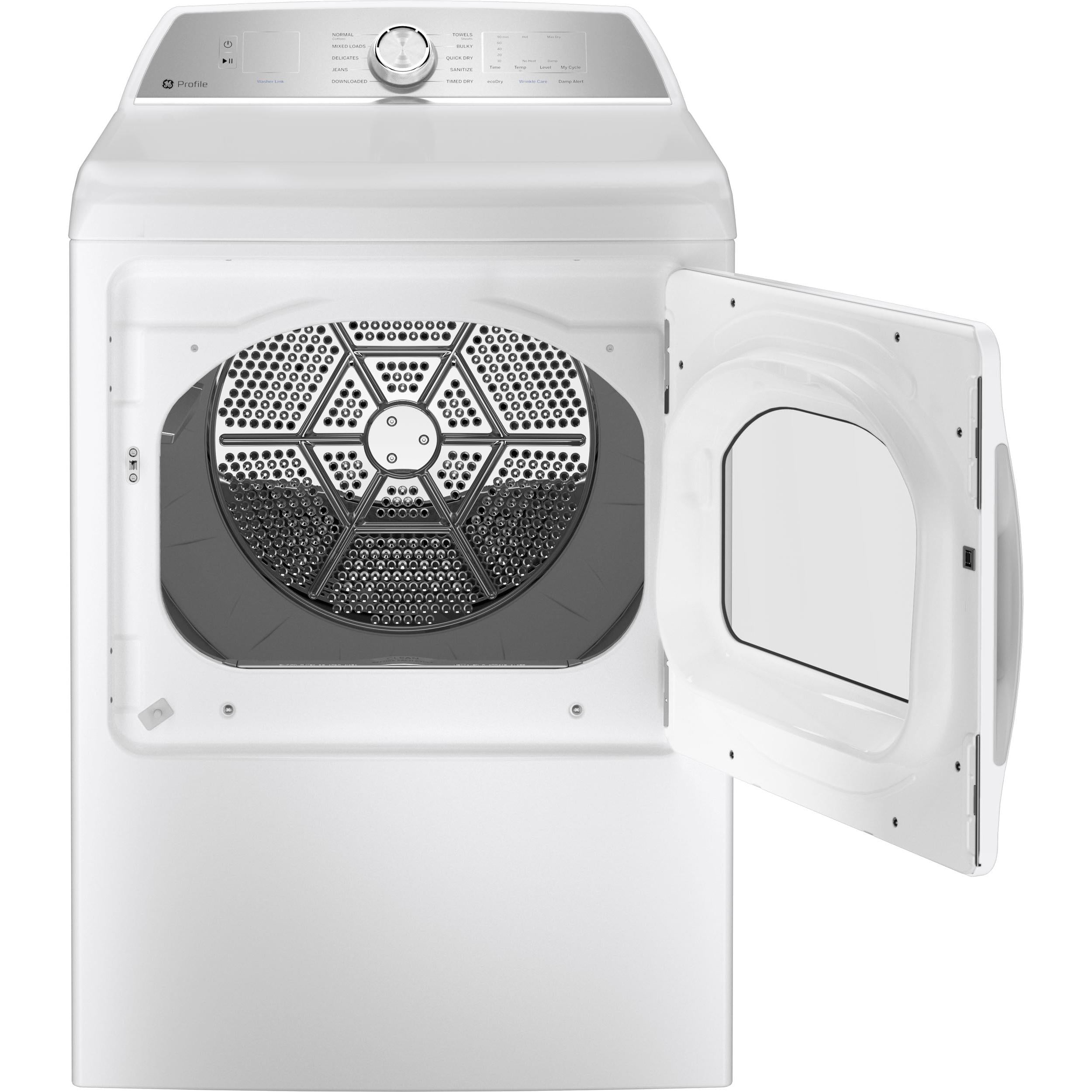  GE Profile 7.4 cu. ft. Electric Dryer with Wi-Fi PTD60EBMRWS IMAGE 2