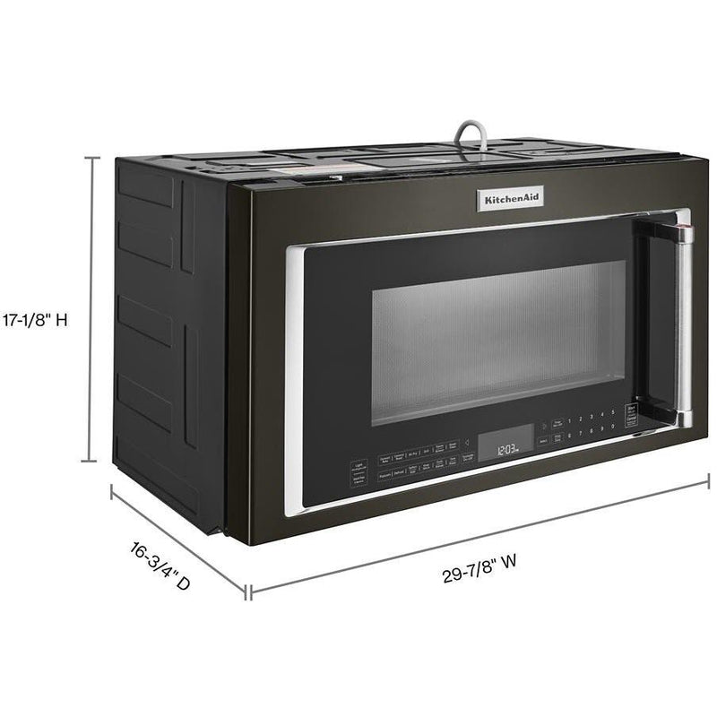 KitchenAid 1.9 cu. ft. Over-the-Range Microwave Oven with Air Fry YKMHC319LBS IMAGE 9