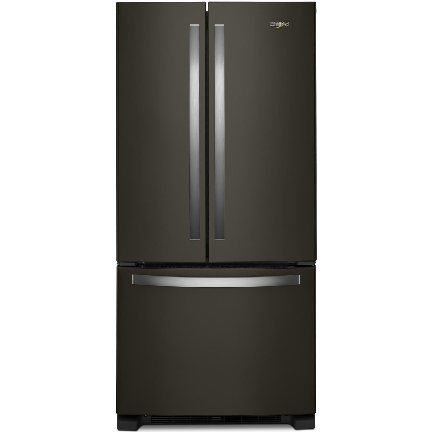  Whirlpool 33-inch, 22.1 cu. ft. Freestanding French 3-Door Refrigerator with Factory Installed Ice Maker WRFF5333PV IMAGE 1