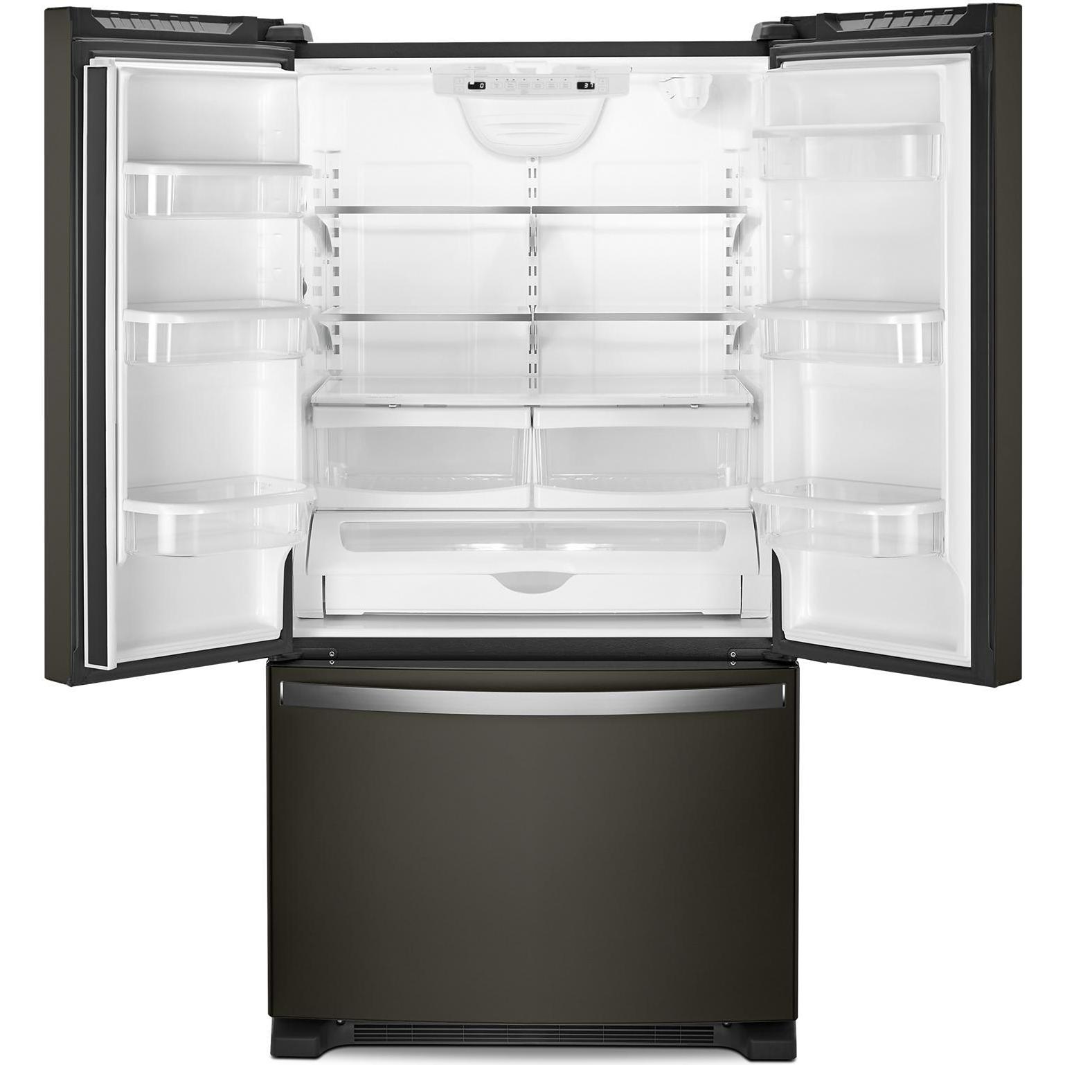  Whirlpool 33-inch, 22.1 cu. ft. Freestanding French 3-Door Refrigerator with Factory Installed Ice Maker WRFF5333PV IMAGE 2