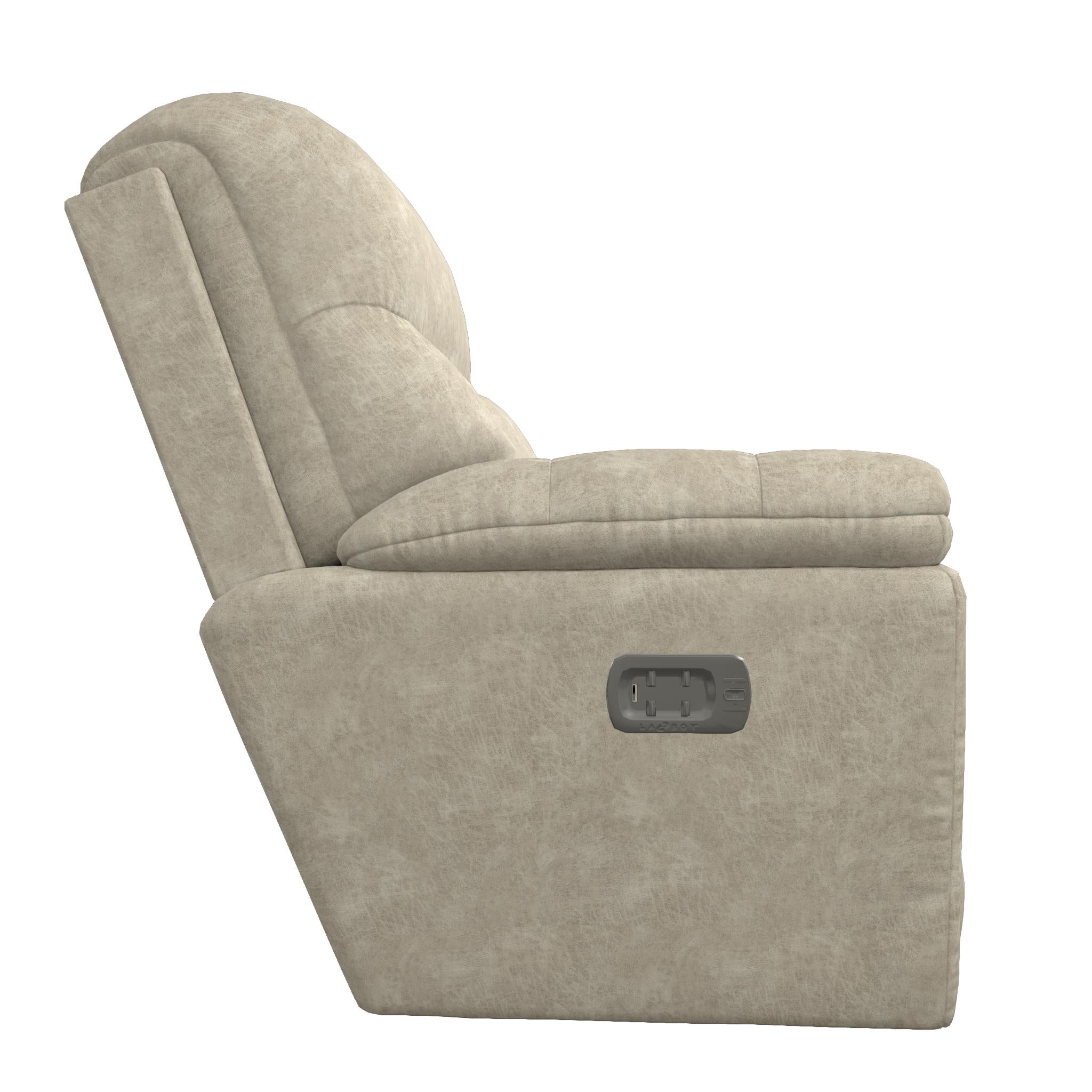  La-Z-Boy Morrison Power Rocking Recliner with Headrest - Stucco IMAGE 3