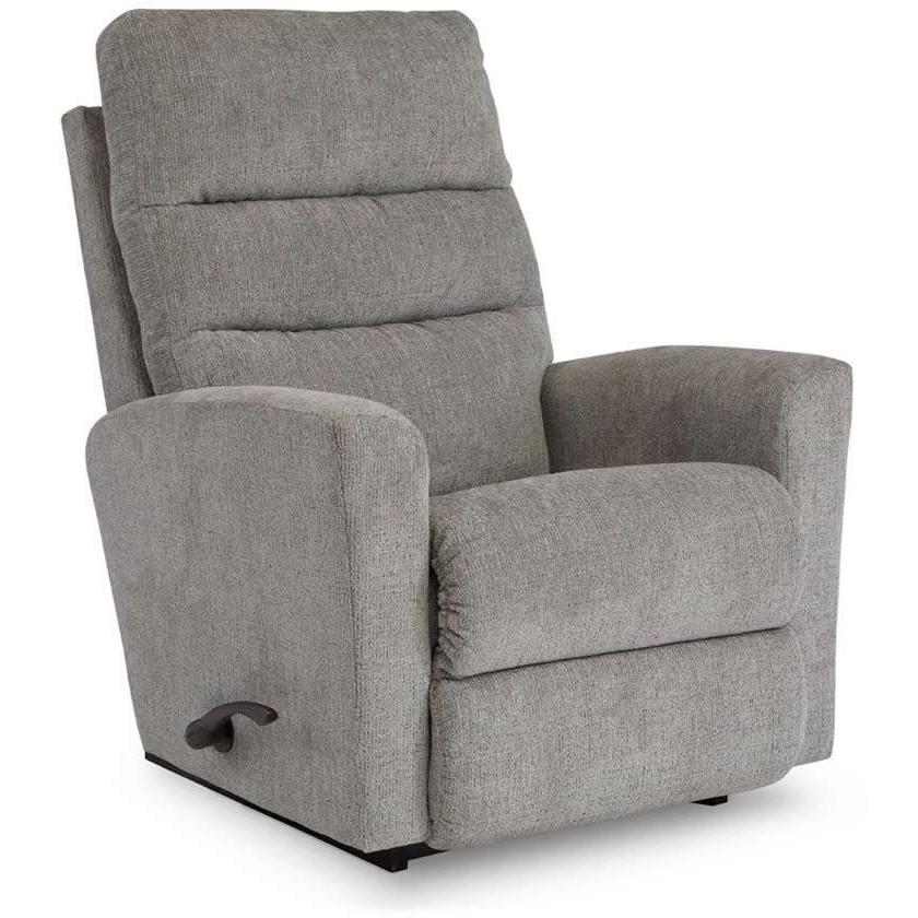  La-Z-Boy Liam Rocking Recliner - Twilight IMAGE 1