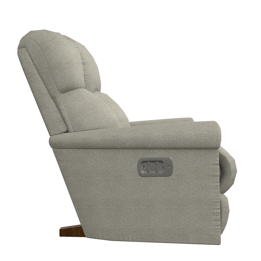 La-Z-Boy Pinnacle Power Rocking Recliner w/ Headrest - Dove