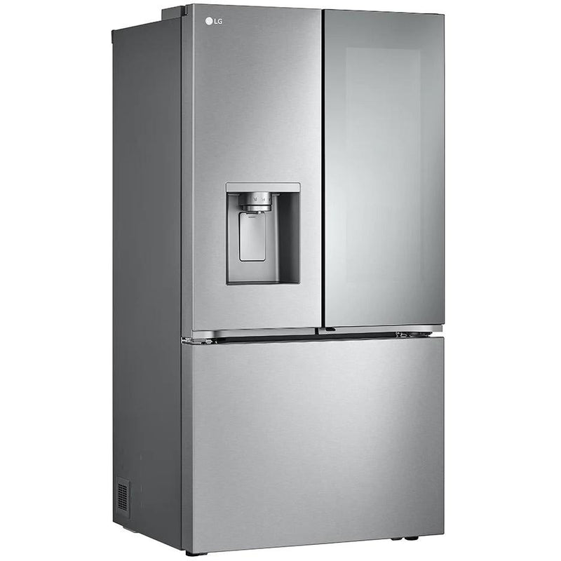 LG 36-inch, 26 cu. ft. Counter-Depth MAX™ French 3-Door Refrigerator with Mirror InstaView® LRYKC2606S IMAGE 6