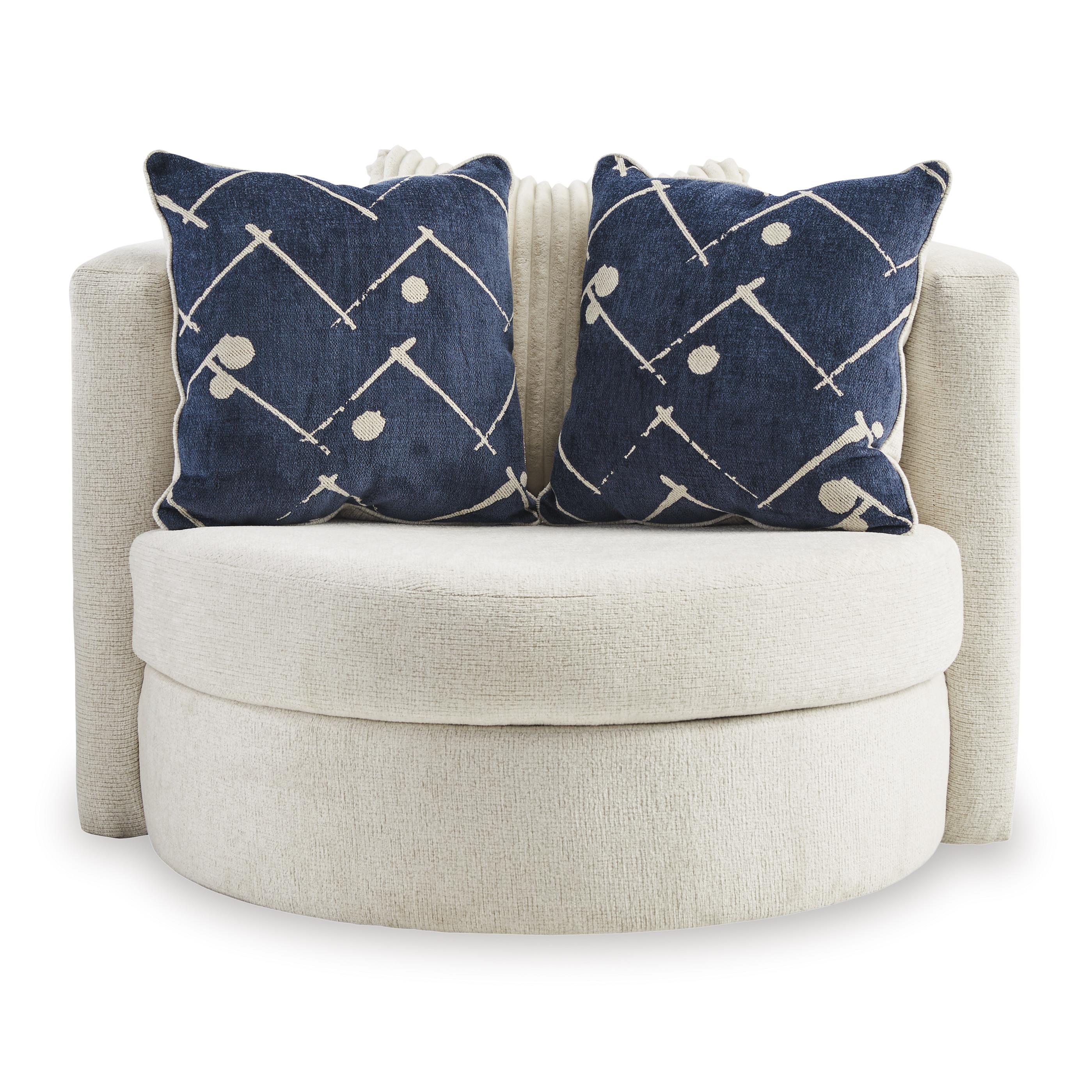  Ashley Padova 3370644 Swivel Accent Chair IMAGE 2
