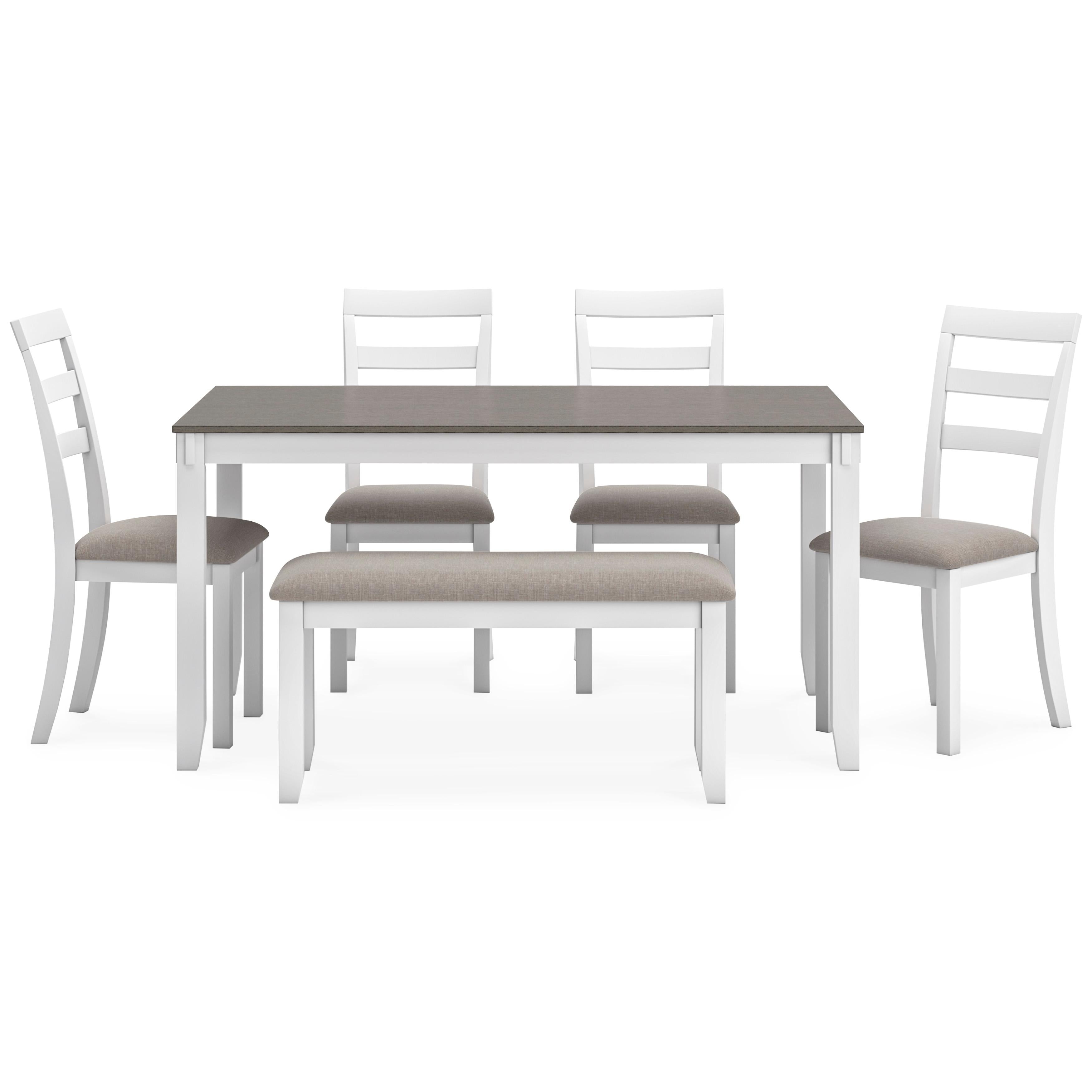 Signature Design by Ashley Stonehollow 6 pc Dinette D382-325 IMAGE 2