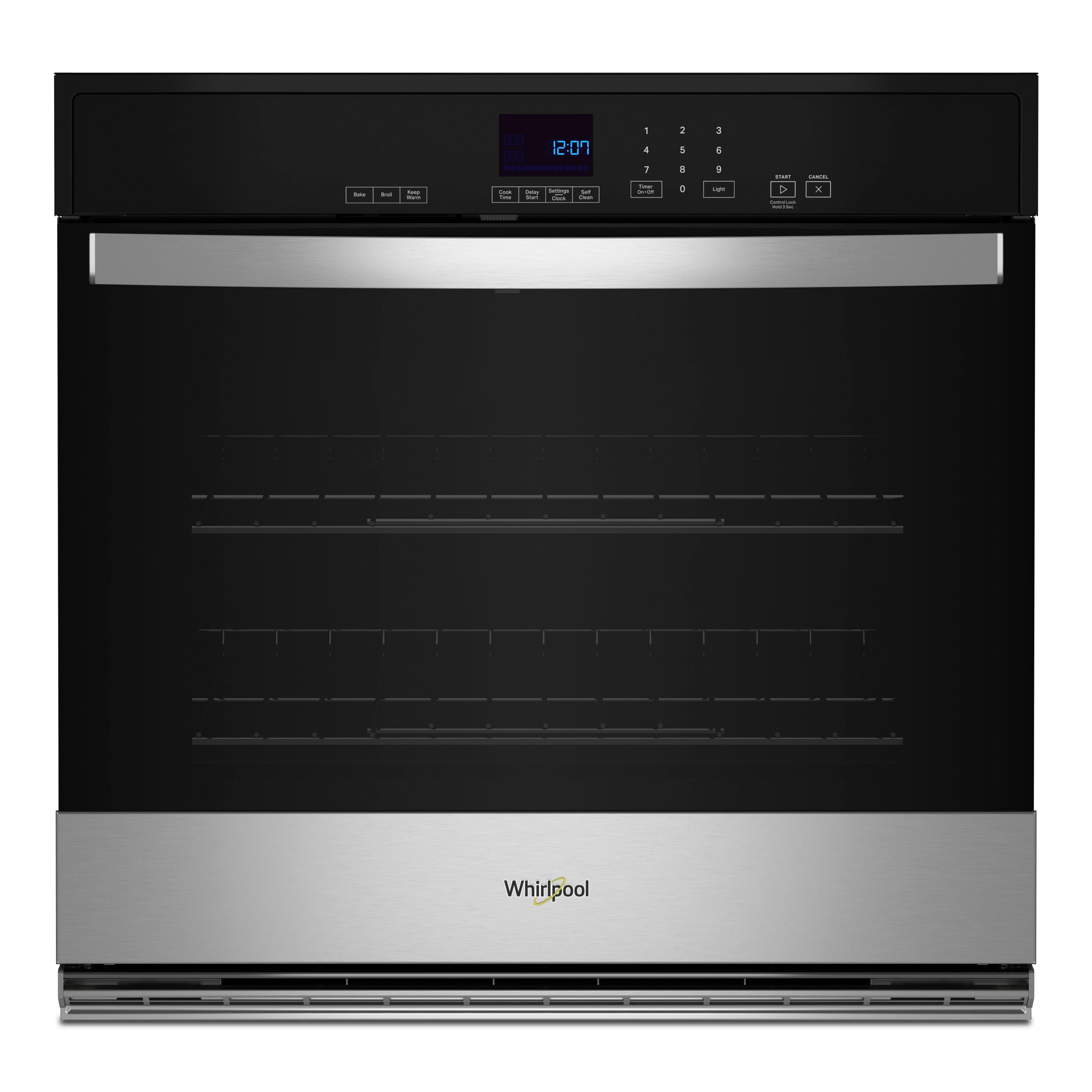  Whirlpool 27-inch Built-in Single Wall Oven WOES3027LS IMAGE 1