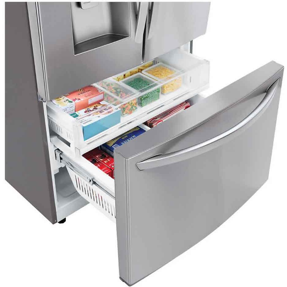  LG 36-inch 27.7 cu. ft. 3-Door French Door Refrigerator with Smart Diagnosis LRFS28XBS IMAGE 5