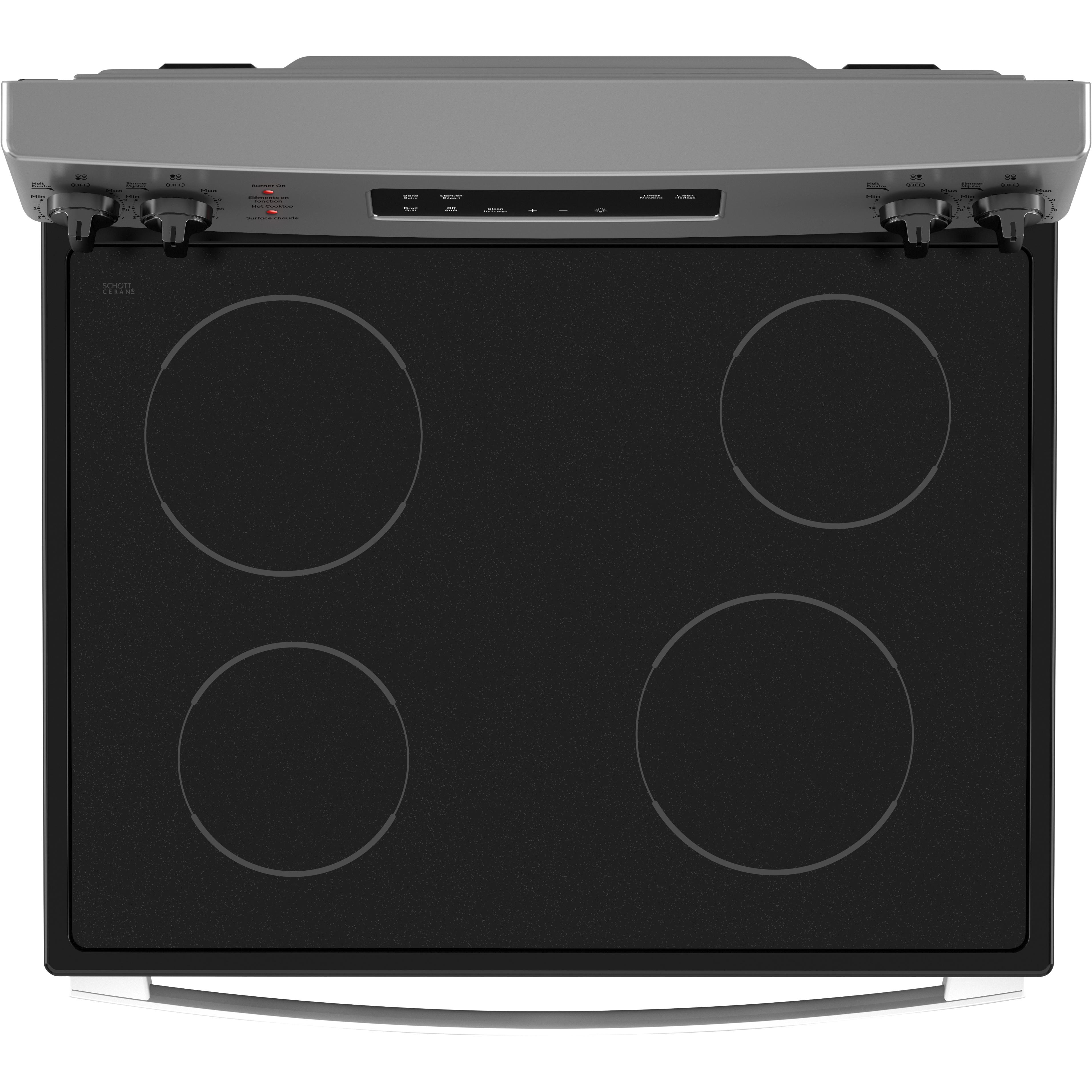  GE 30-inch Freestanding Electric Range with Self-Clean JCB630SVSS IMAGE 6