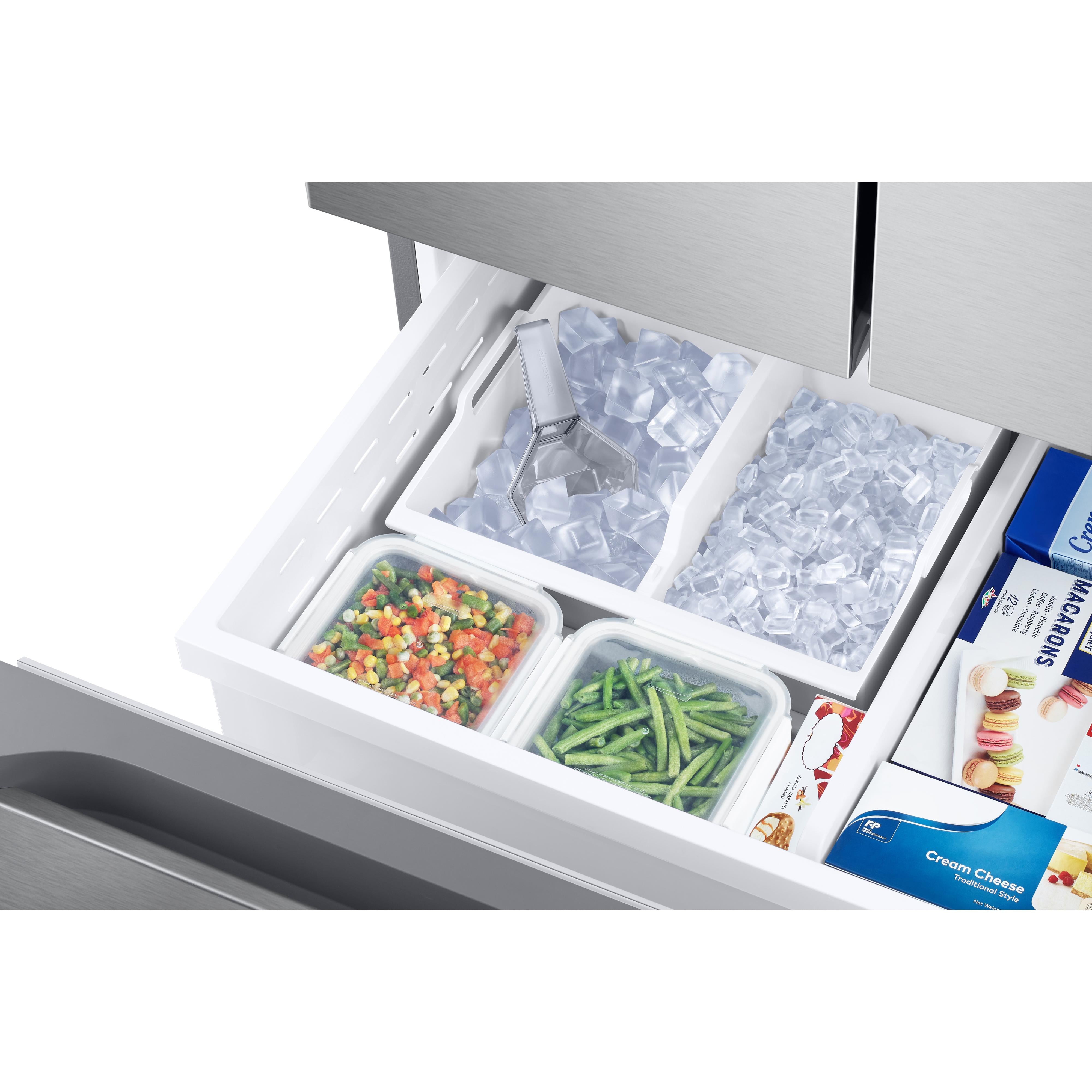  Samsung 33-inch, 25 cu. ft. French 3-Door Refrigerator with Dual Auto Ice Maker with Ice Bites™ RF25C5151SR/AA IMAGE 6