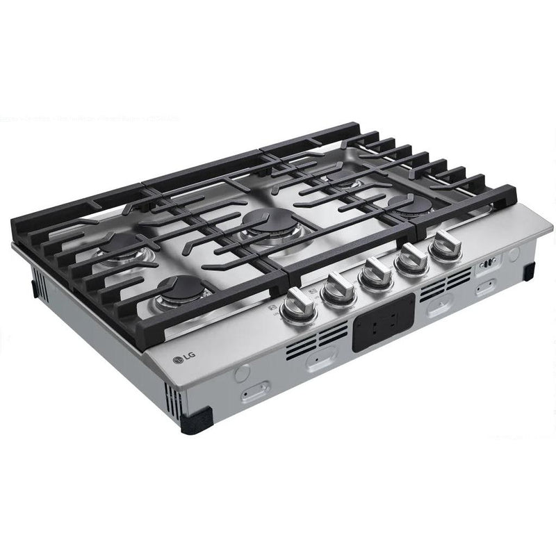 LG 30-inch Built-in Gas Cooktop CBGJ3023S IMAGE 2