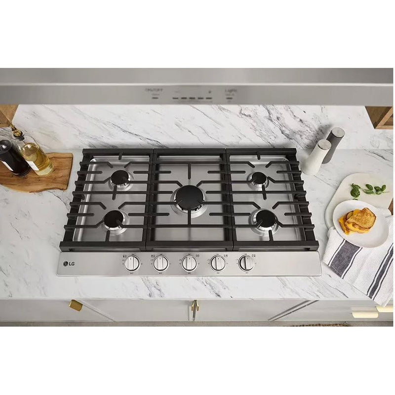 LG 30-inch Built-in Gas Cooktop CBGJ3023S IMAGE 6