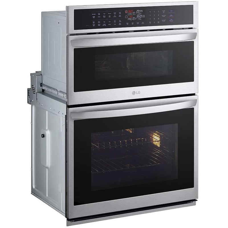 LG 30-inch, 6.4 cu.ft. Built-in Combination Wall Oven with ThinQ® Technology WCEP6427F IMAGE 2