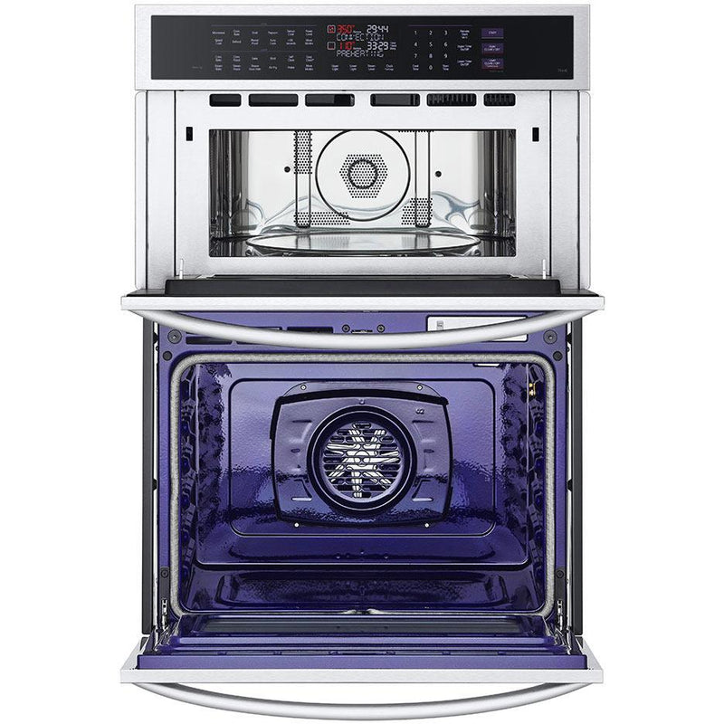 LG 30-inch, 6.4 cu.ft. Built-in Combination Wall Oven with ThinQ® Technology WCEP6427F IMAGE 4