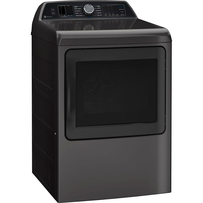 GE Profile 7.3 Cu. Ft. Electric Dryer with Sanitize Cycle PTD70EBMTDG IMAGE 3