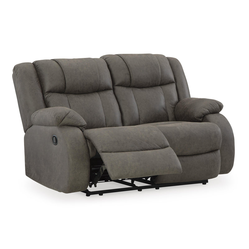 Signature Design by Ashley First Base Reclining Fabric Loveseat 6880486C IMAGE 2