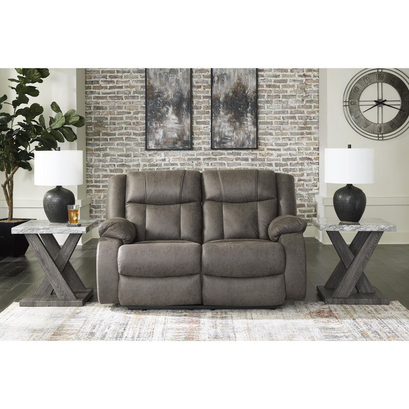 Signature Design by Ashley First Base Reclining Fabric Loveseat 6880486C IMAGE 6