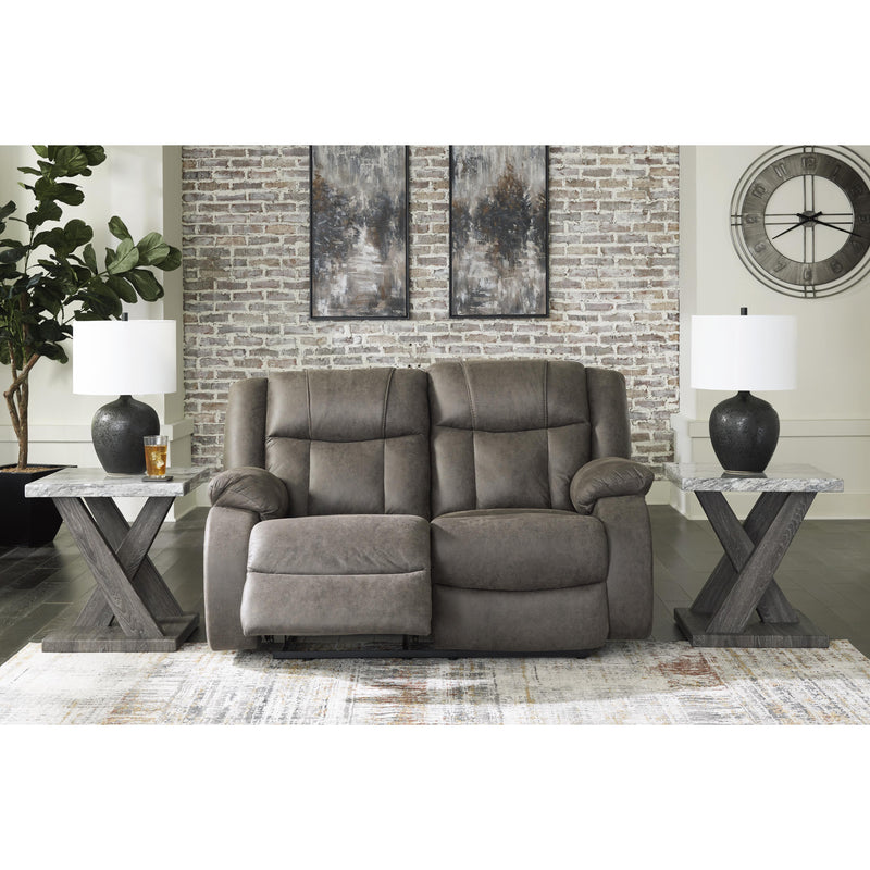 Signature Design by Ashley First Base Reclining Fabric Loveseat 6880486C IMAGE 7