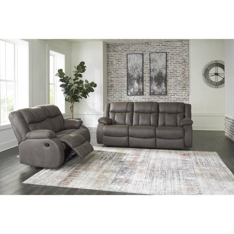 Signature Design by Ashley First Base Reclining Fabric Loveseat 6880486C IMAGE 8