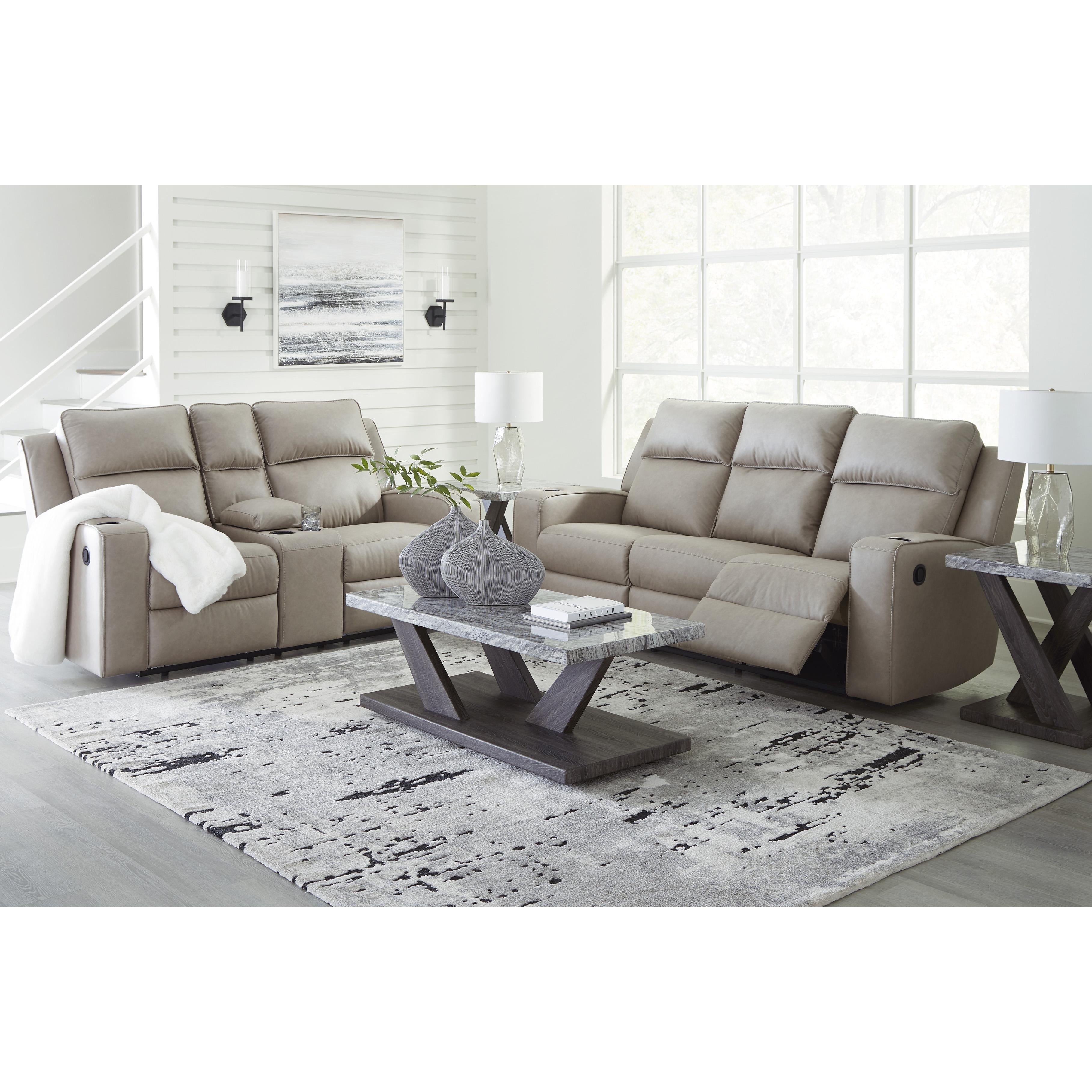 Signature Design by Ashley Lavenhorne 6330794C Double Reclining Loveseat with Console IMAGE 10