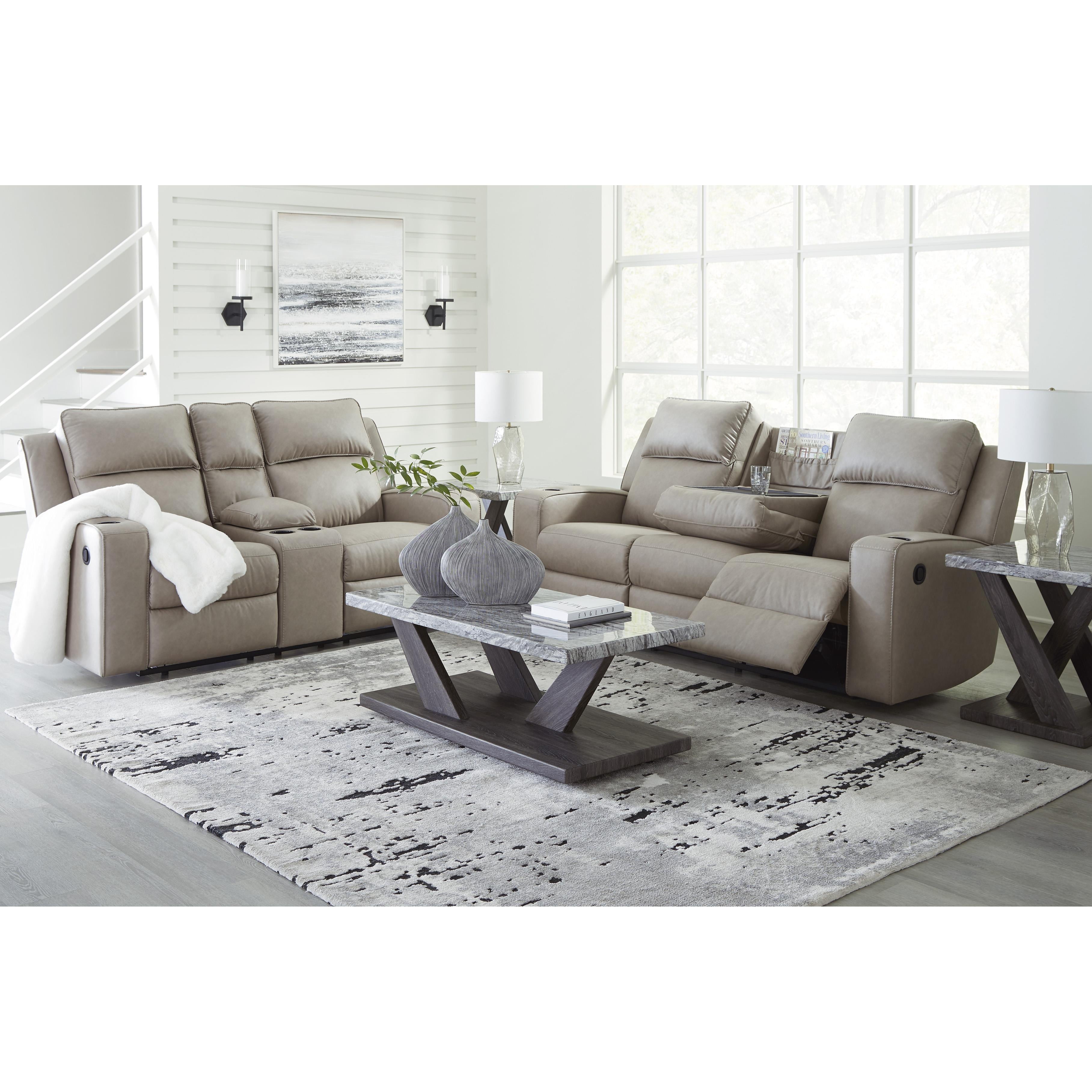 Signature Design by Ashley Lavenhorne 6330794C Double Reclining Loveseat with Console IMAGE 14