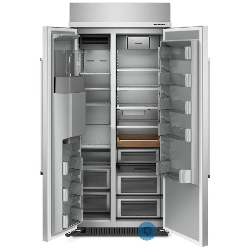 KitchenAid 36-inch Built-in Side-by-Side Refrigerator with External Water and Ice Dispensing System KBSD706MPS IMAGE 2