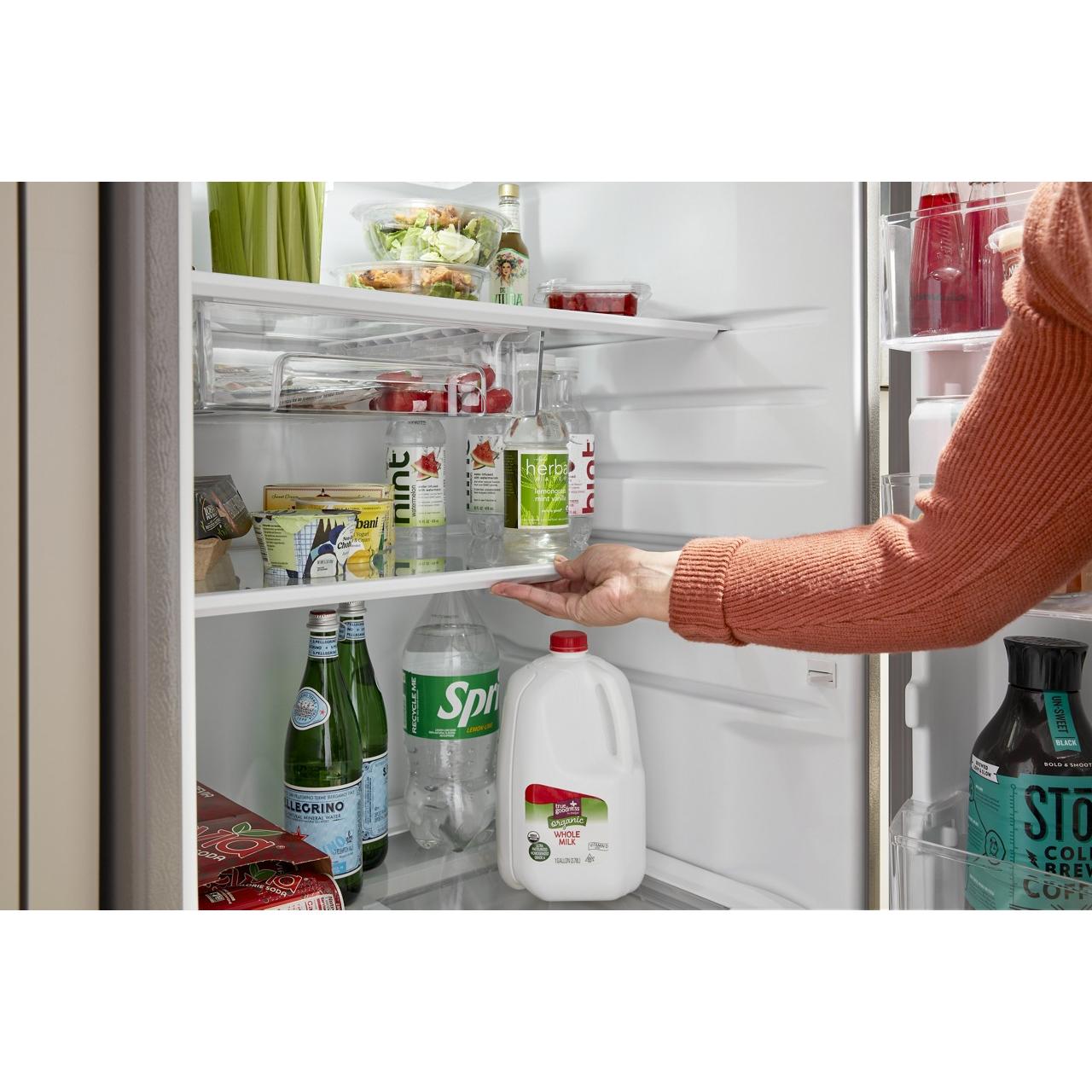  Whirlpool 28-inch Freestanding Top Freezer Refrigerator WRTX5328PW IMAGE 8