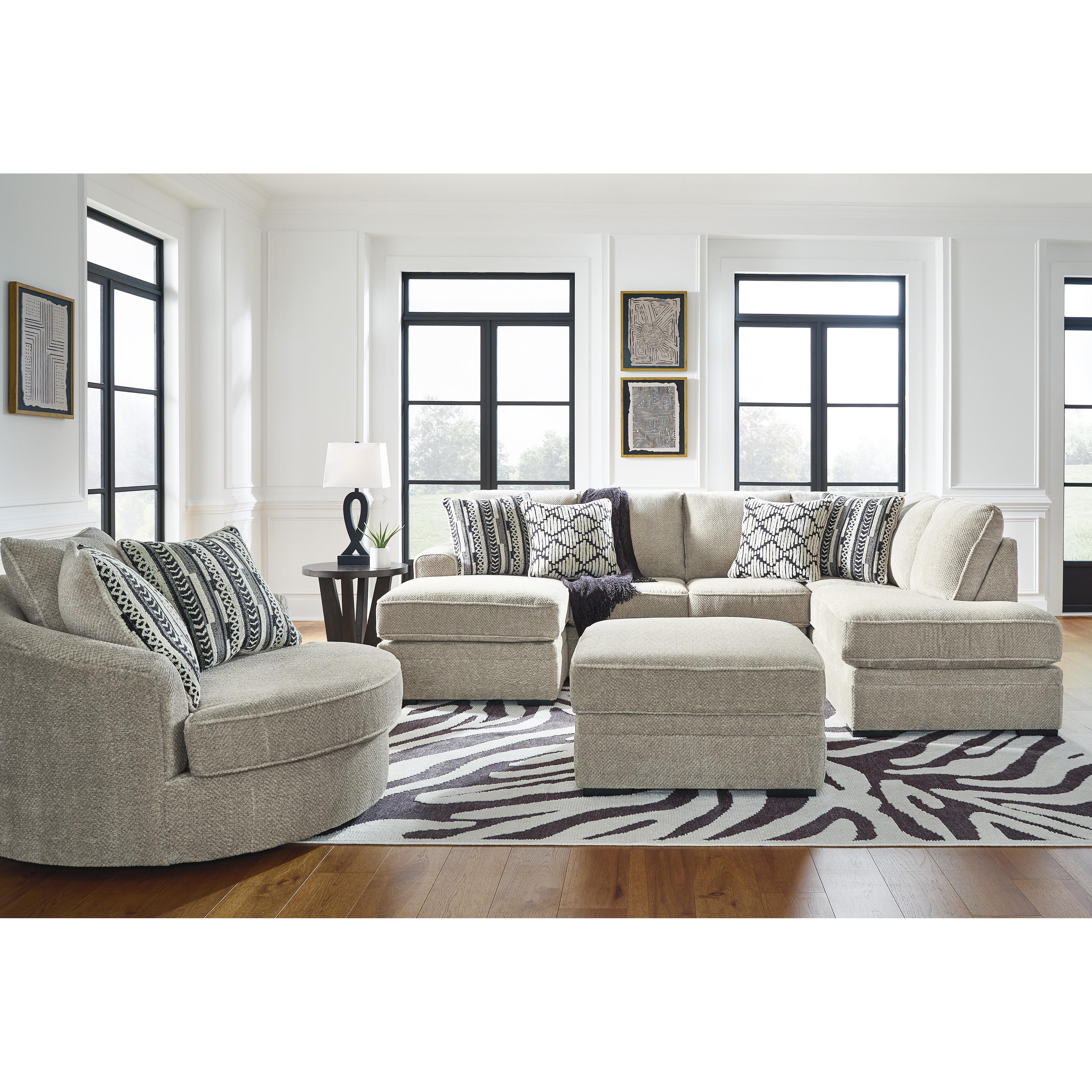  Benchcraft Calnita 2050221 Oversized Swivel Accent Chair IMAGE 10