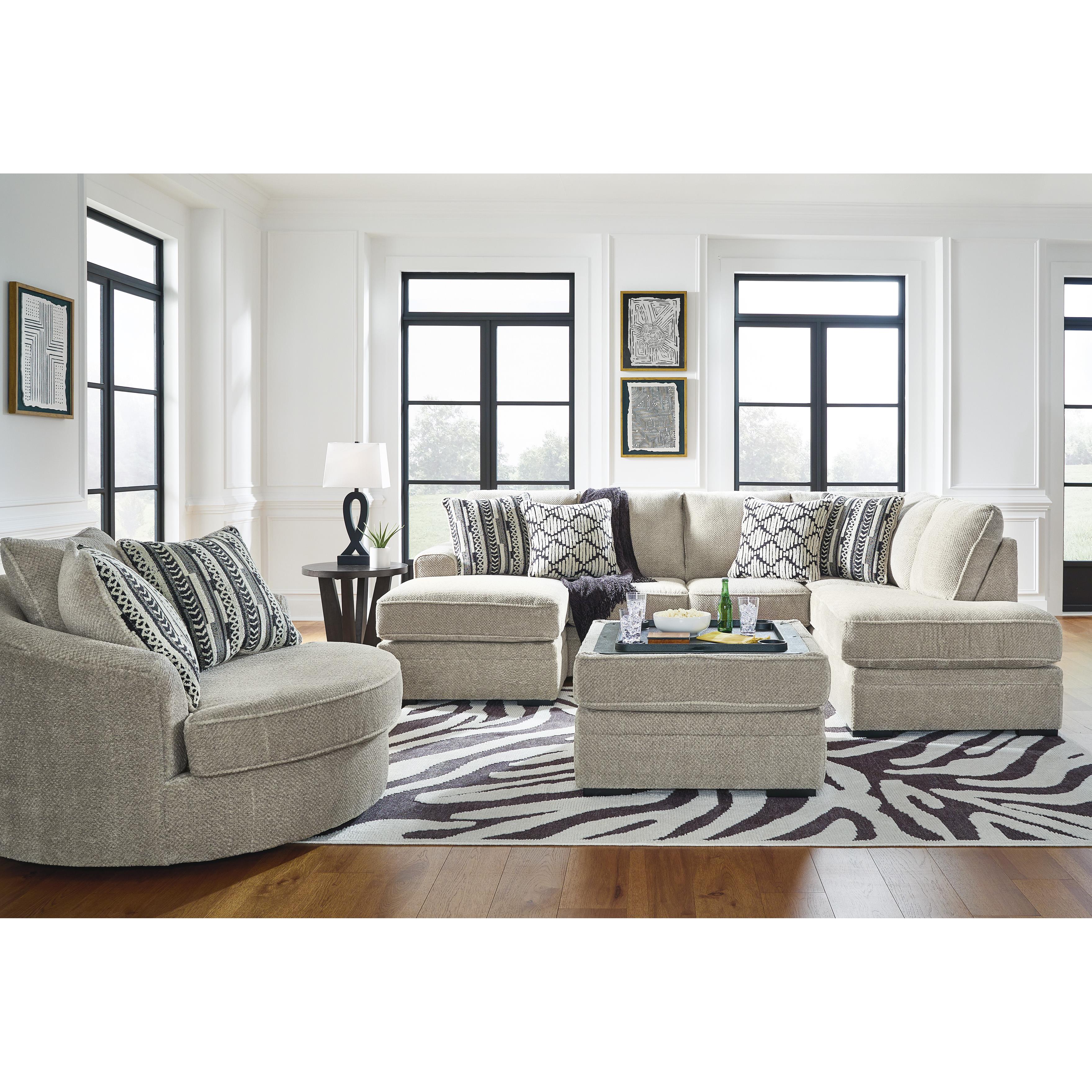  Benchcraft Calnita 2050221 Oversized Swivel Accent Chair IMAGE 8