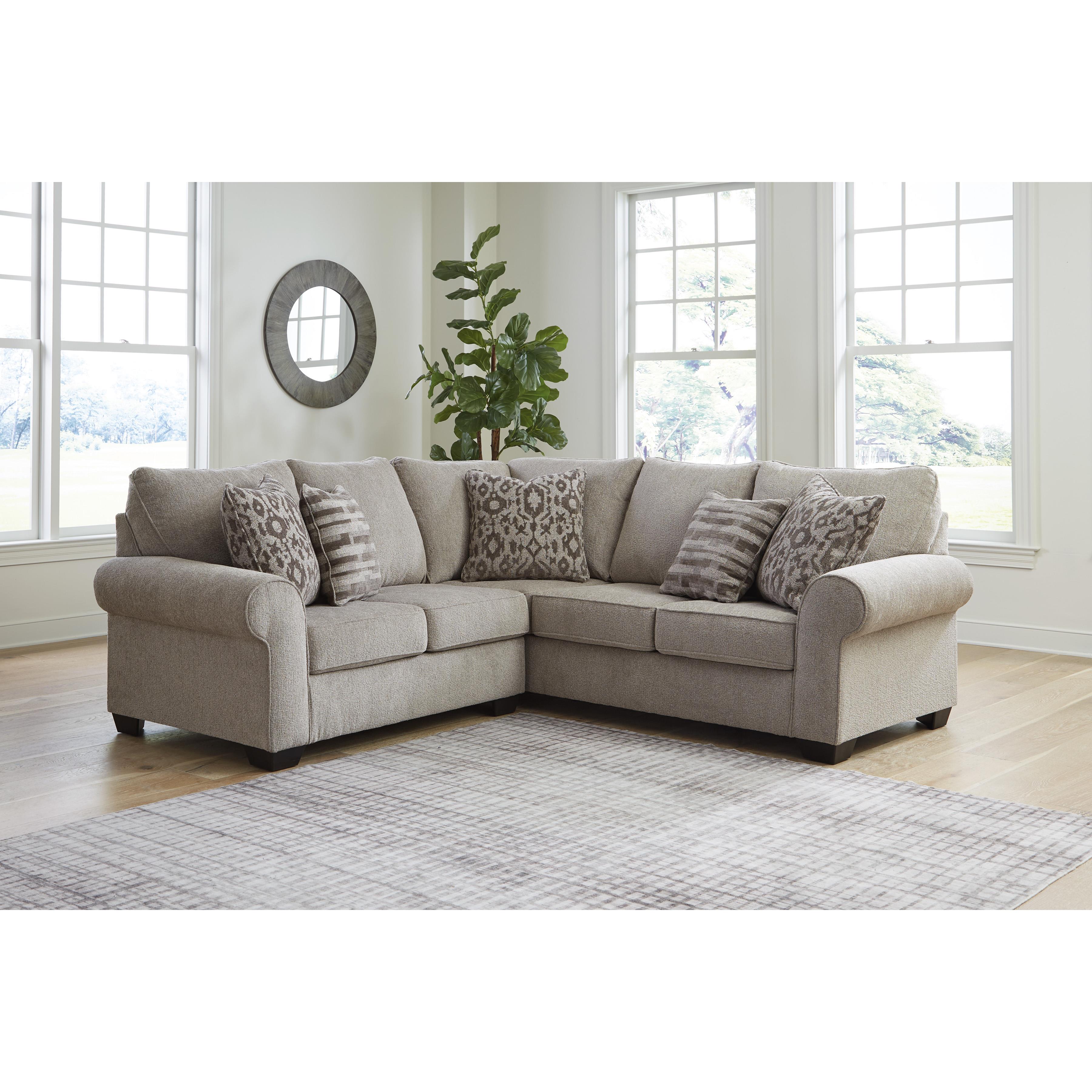  Signature Design by Ashley Claireah 90603S2 2 pc Sectional IMAGE 3