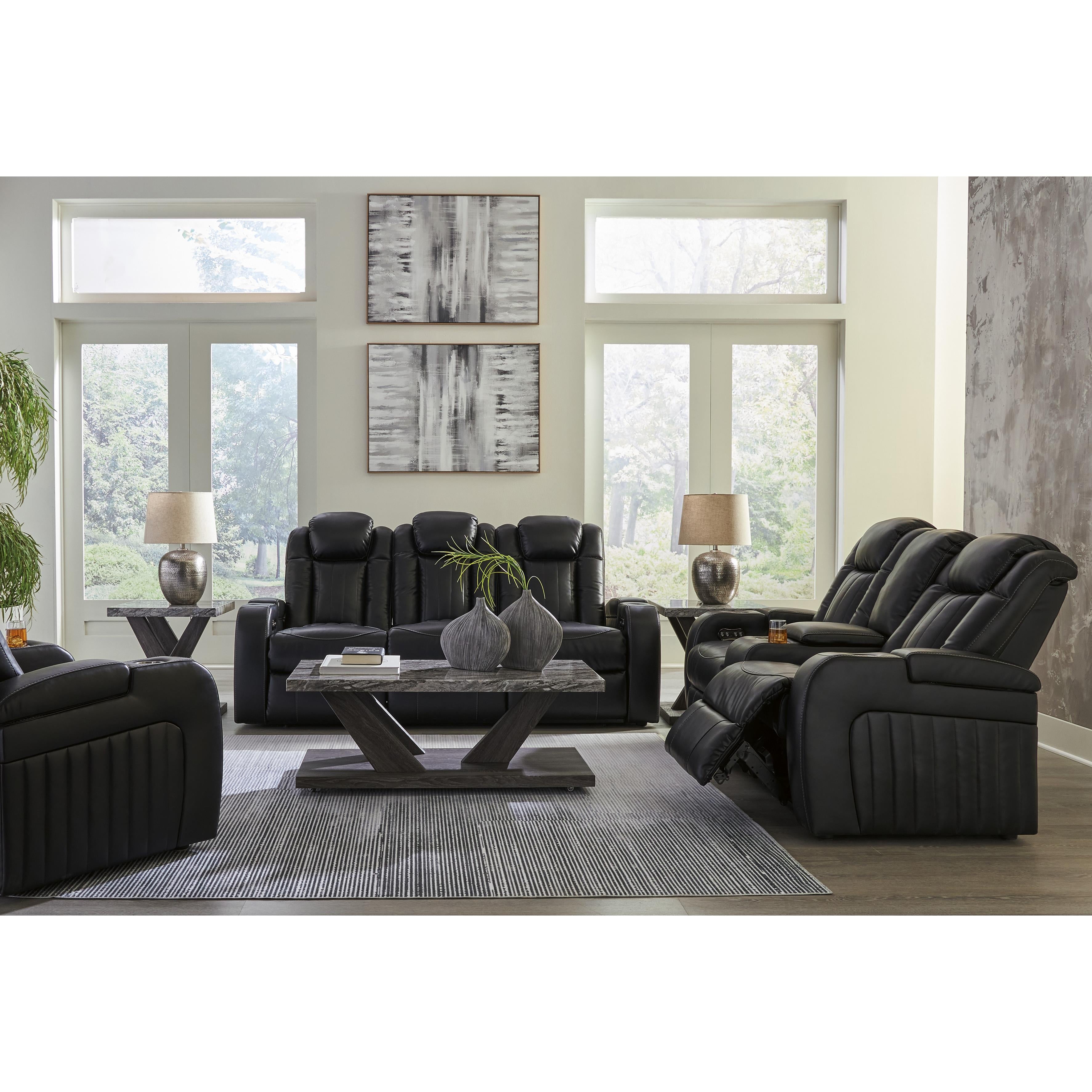  Signature Design by Ashley Caveman Den 9070313 Power Recliner with Adjustable Headrest IMAGE 15