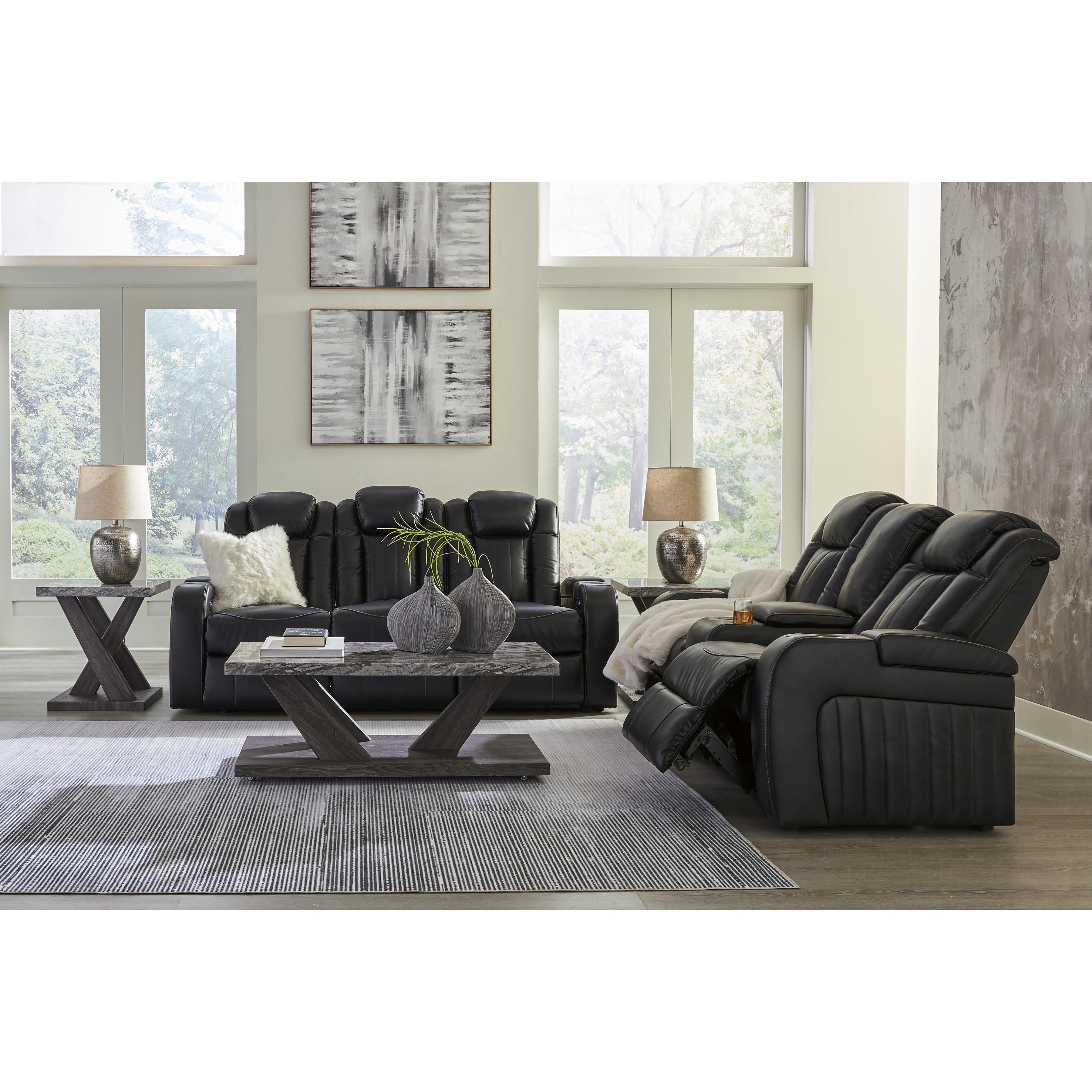  Signature Design by Ashley Caveman Den 9070318 Power Reclining Loveseat with Console and Adjustable Headrest IMAGE 15