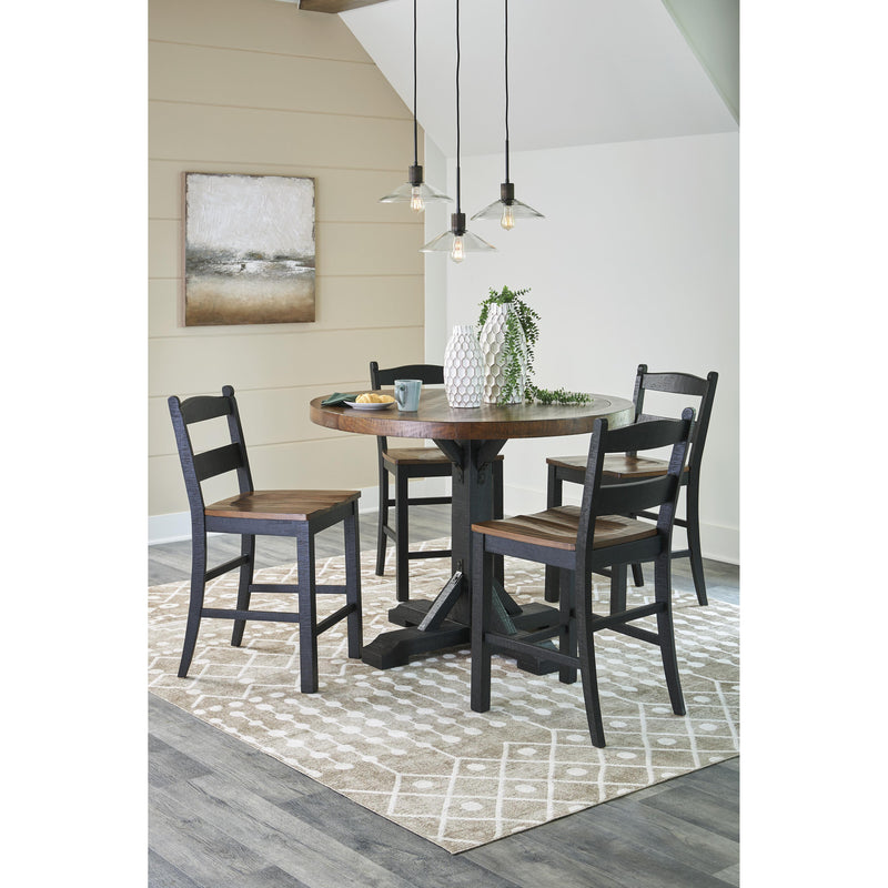 Signature Design by Ashley Round Valebeck Counter Height Dining Table D546-23B/D546-23T IMAGE 10