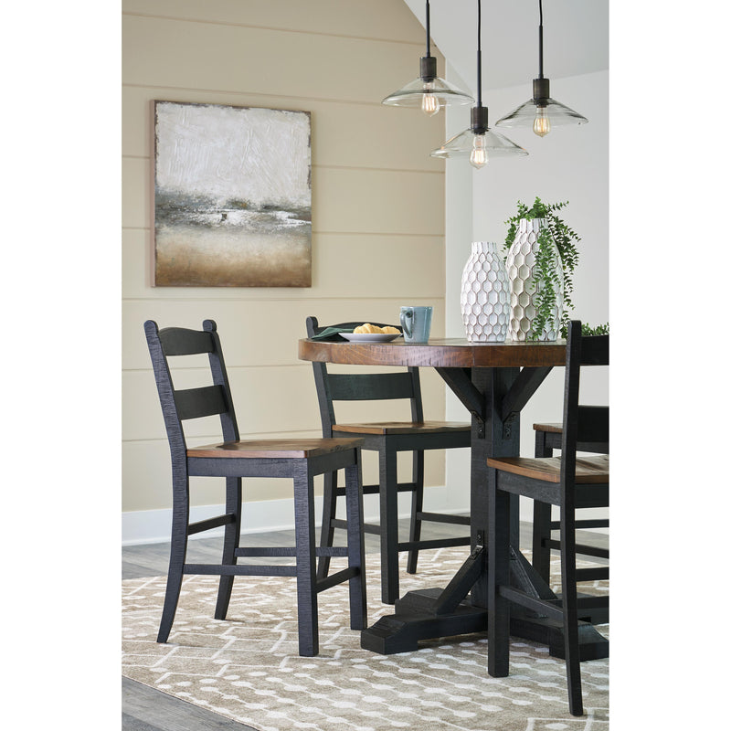 Signature Design by Ashley Round Valebeck Counter Height Dining Table D546-23B/D546-23T IMAGE 8