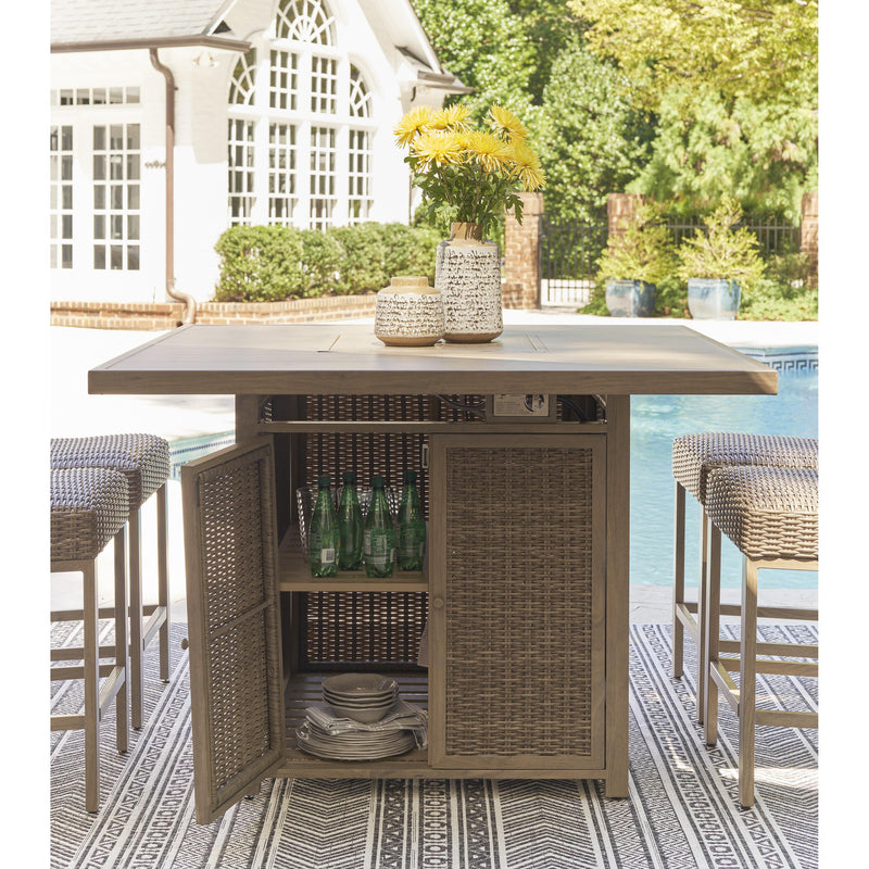 Signature Design by Ashley Outdoor Tables Fire Pit Tables P749-665 IMAGE 7