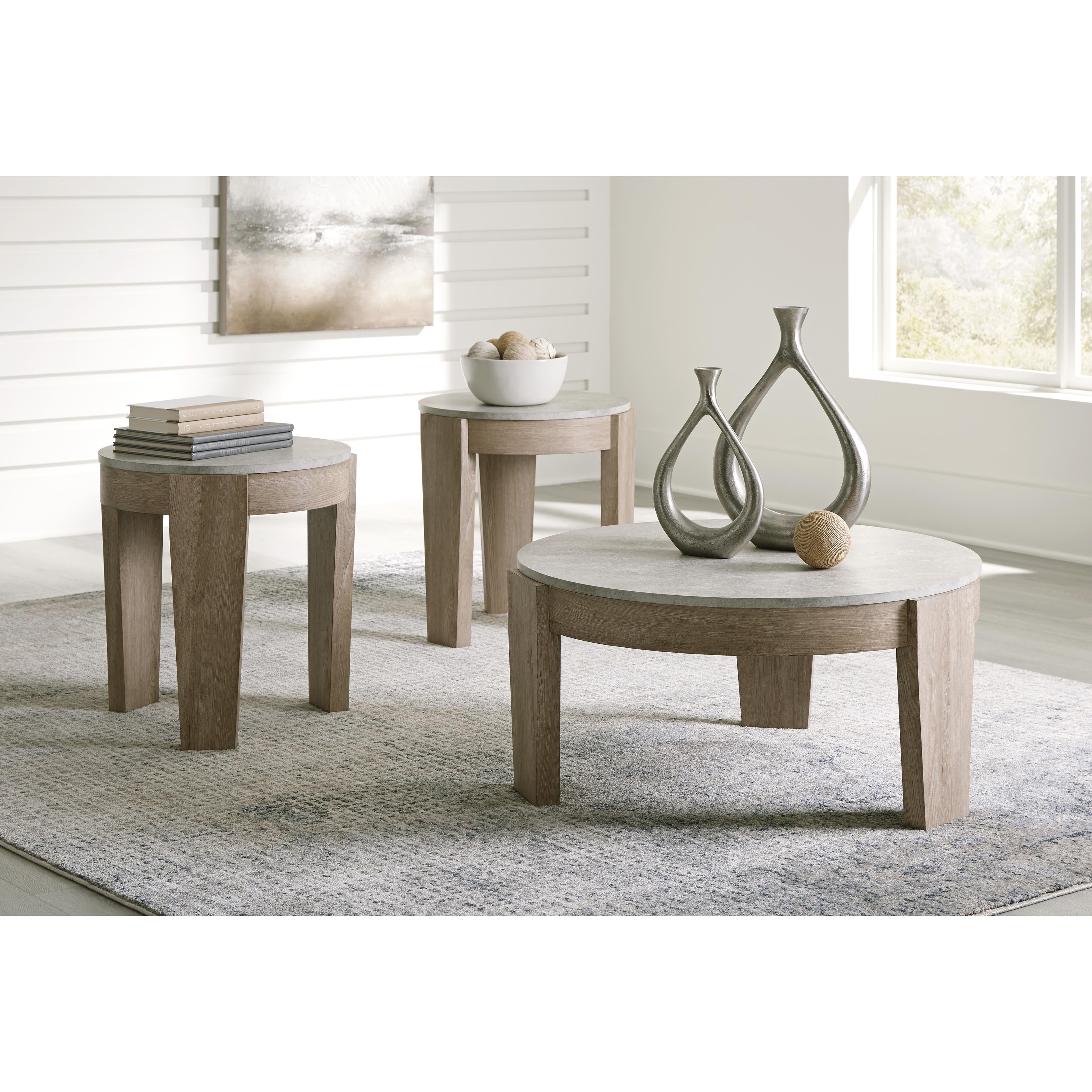 Signature Design by Ashley Guystone T237-13 Occasional Table Set IMAGE 3