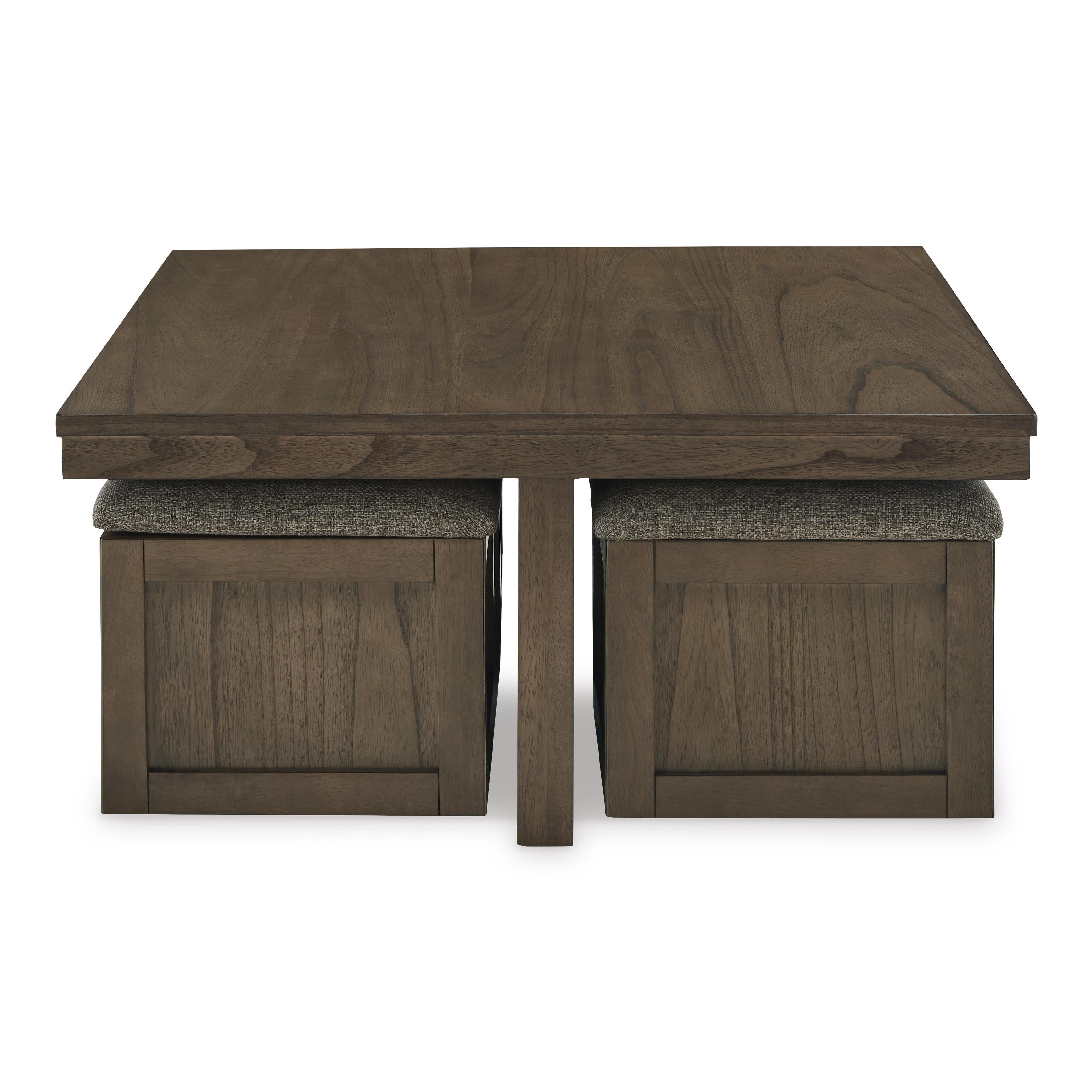 Signature Design by Ashley Boardernest T738-20 Cocktail Table with 4 Stools IMAGE 3