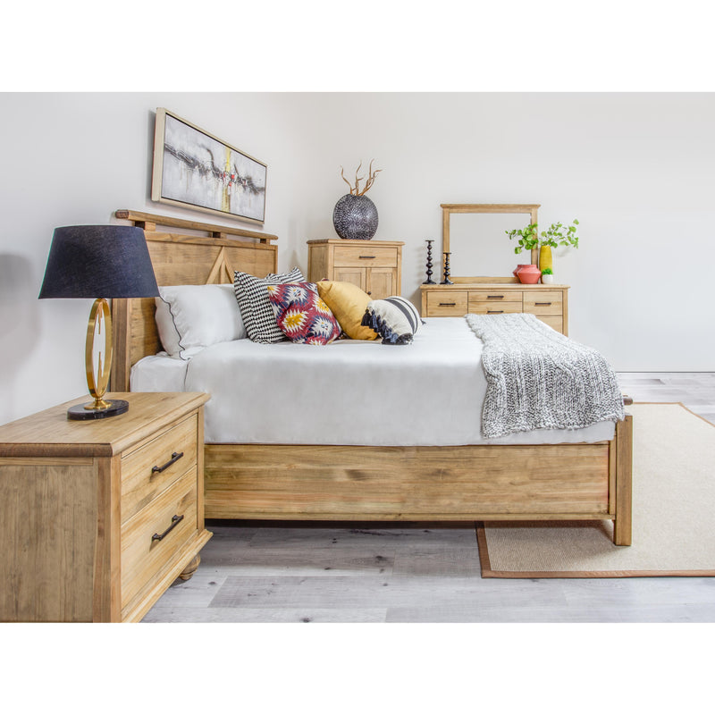 Mako Wood Furniture Victoria King Panel Bed 8300-K IMAGE 3