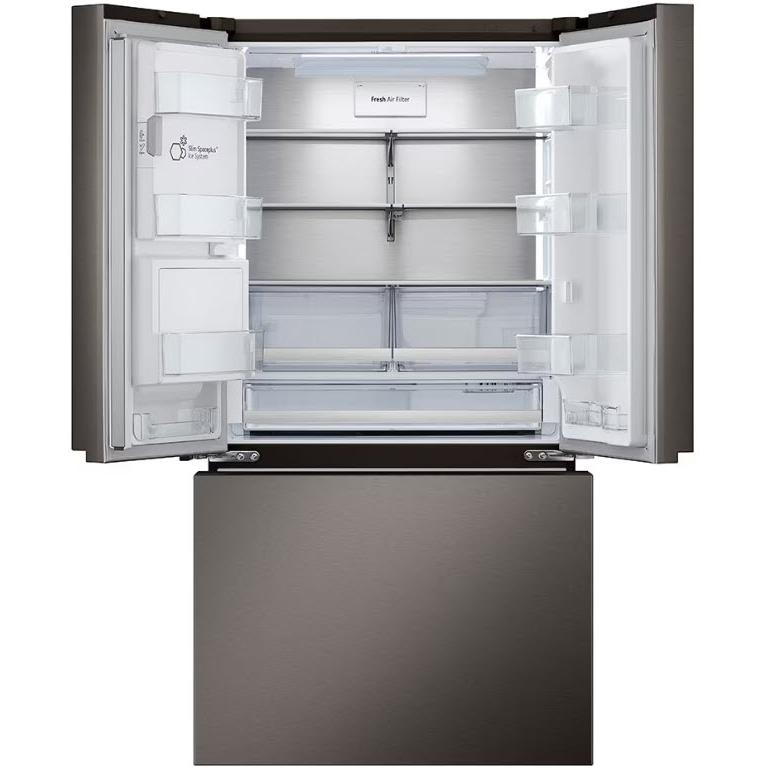  LG 36-inch, 26 cu. ft. Counter-Depth French 3-Door Refrigerator with Four Types of Ice LRYXC2606D IMAGE 2