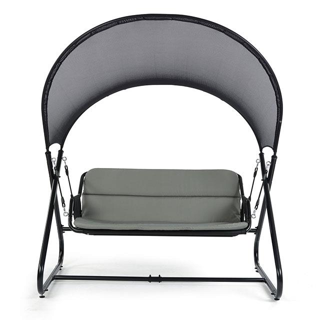 Furniture of America Outdoor Seating Porch Swings GM-1013BK IMAGE 2