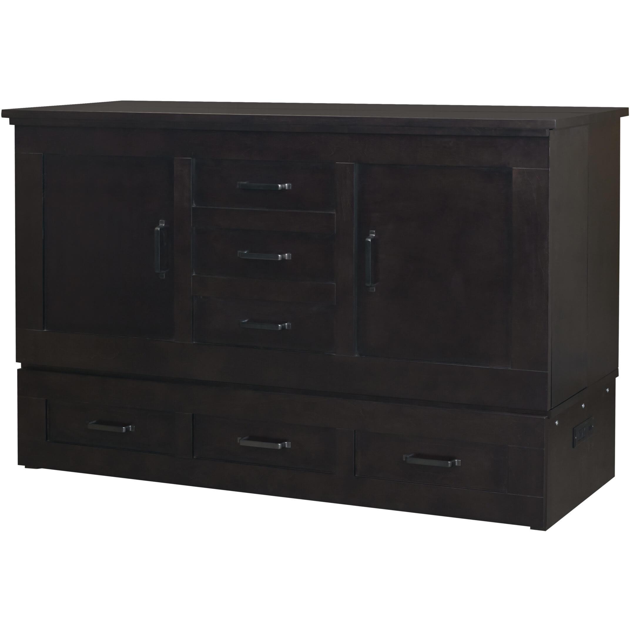 Cabinet Bed Harrison Queen Cabinet Bed - Shadow Black IMAGE 2